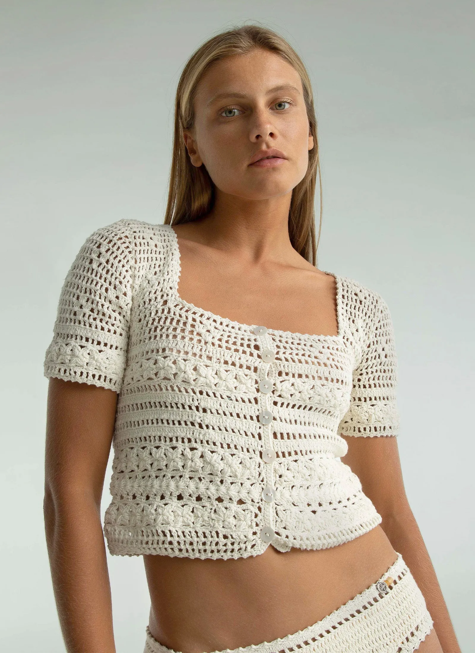 JAYA BLOUSE IVORY sold by SHE MADE ME