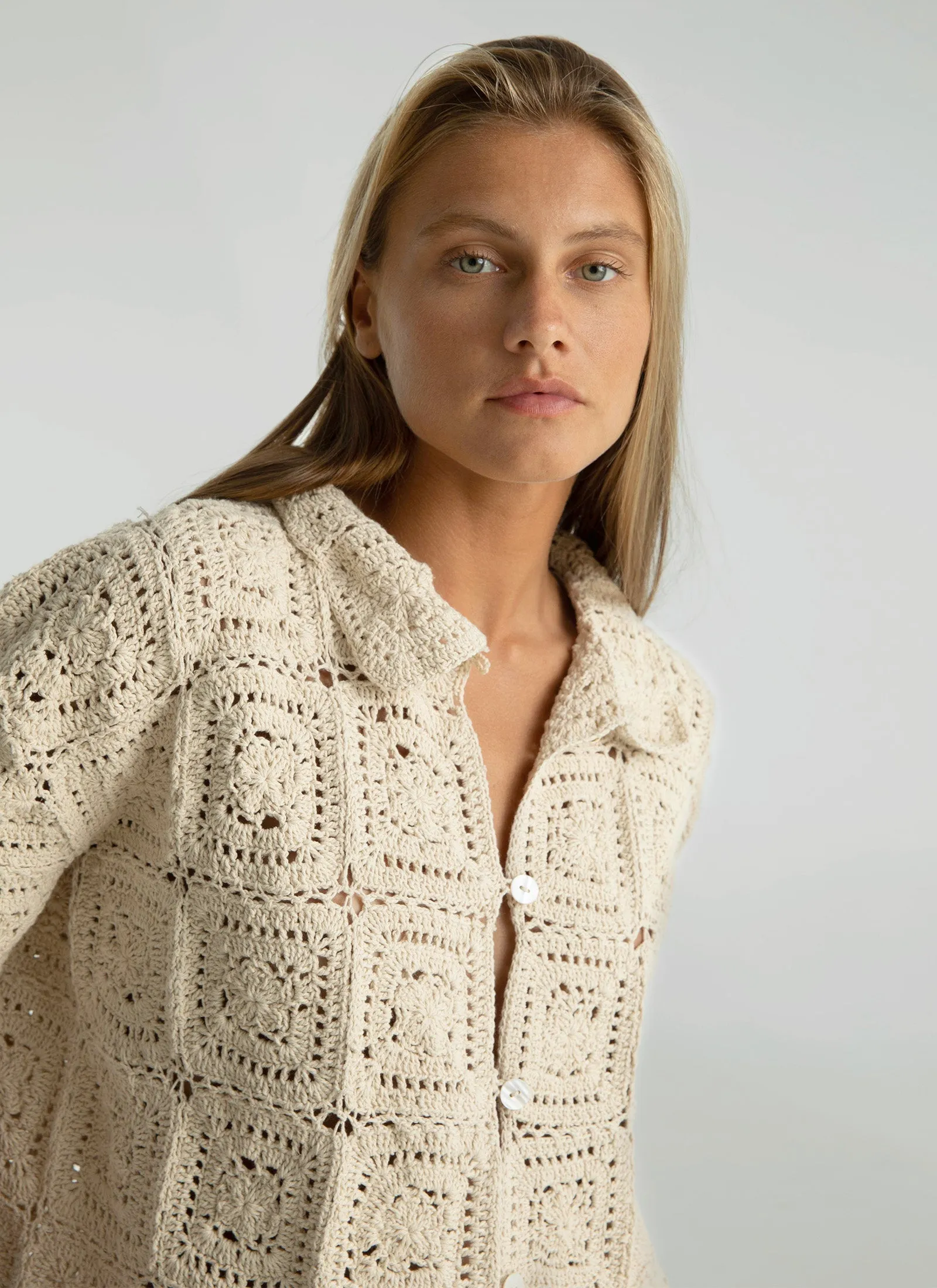 SANA SHIRT DUNE sold by SHE MADE ME