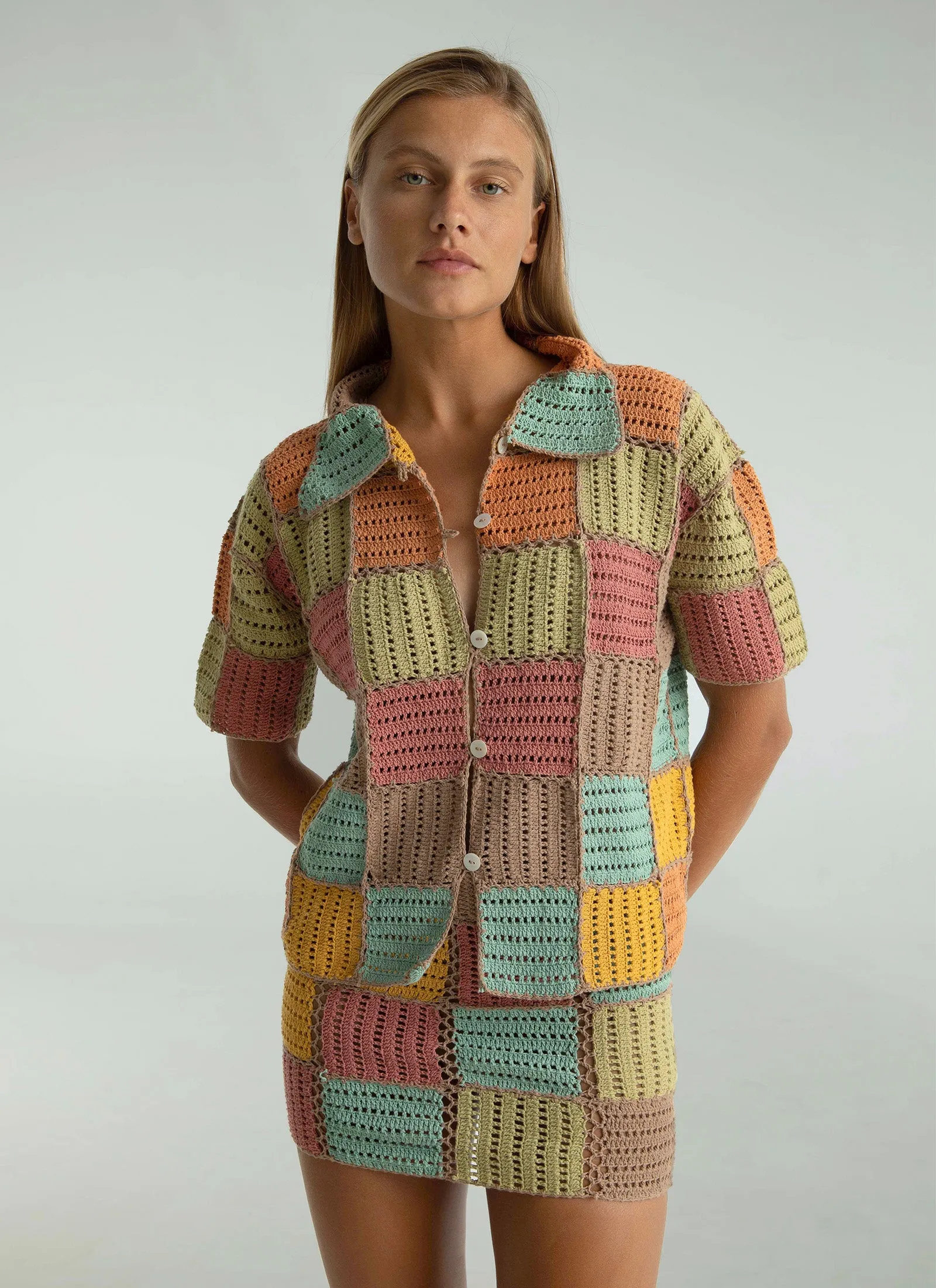 EDITH SHIRT SANDALWOOD sold by SHE MADE ME product image thumbnail 2