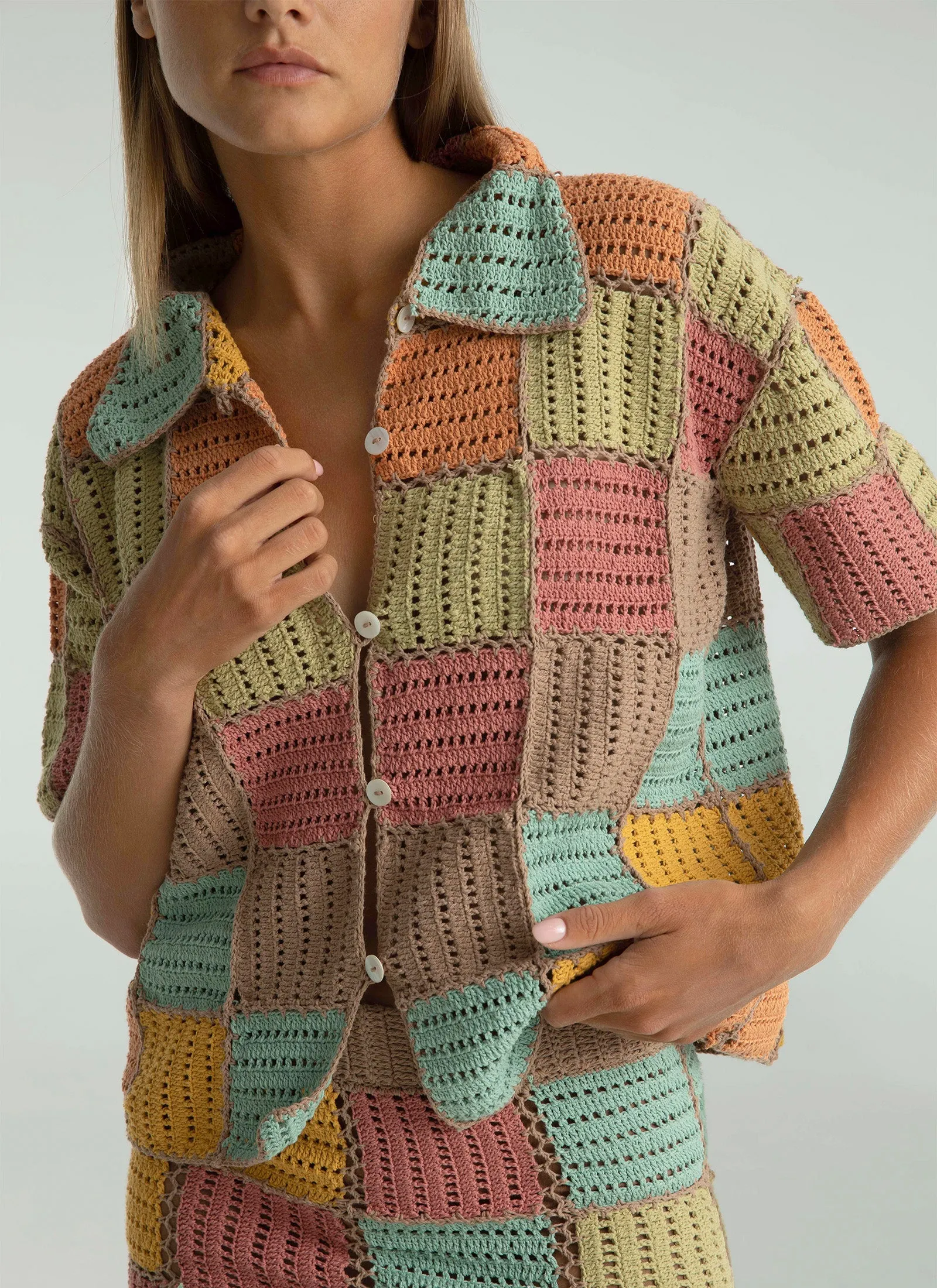 EDITH SHIRT SANDALWOOD sold by SHE MADE ME