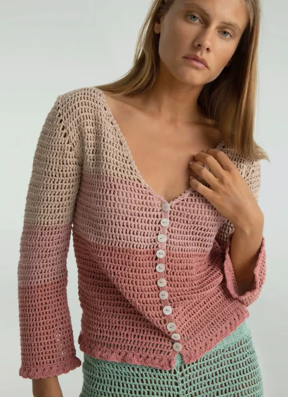 RIA BLOUSE BLUSH sold by SHE MADE ME