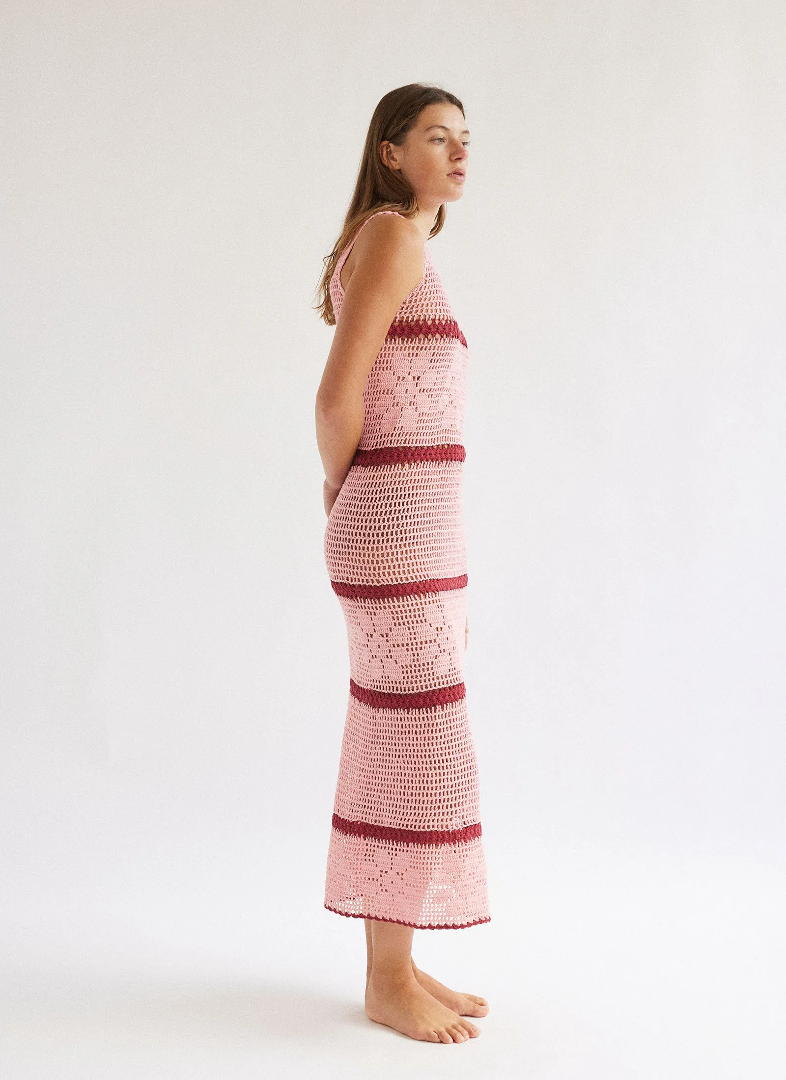 LEYA DRESS CARNATION PINK sold by SHE MADE ME product image thumbnail 2