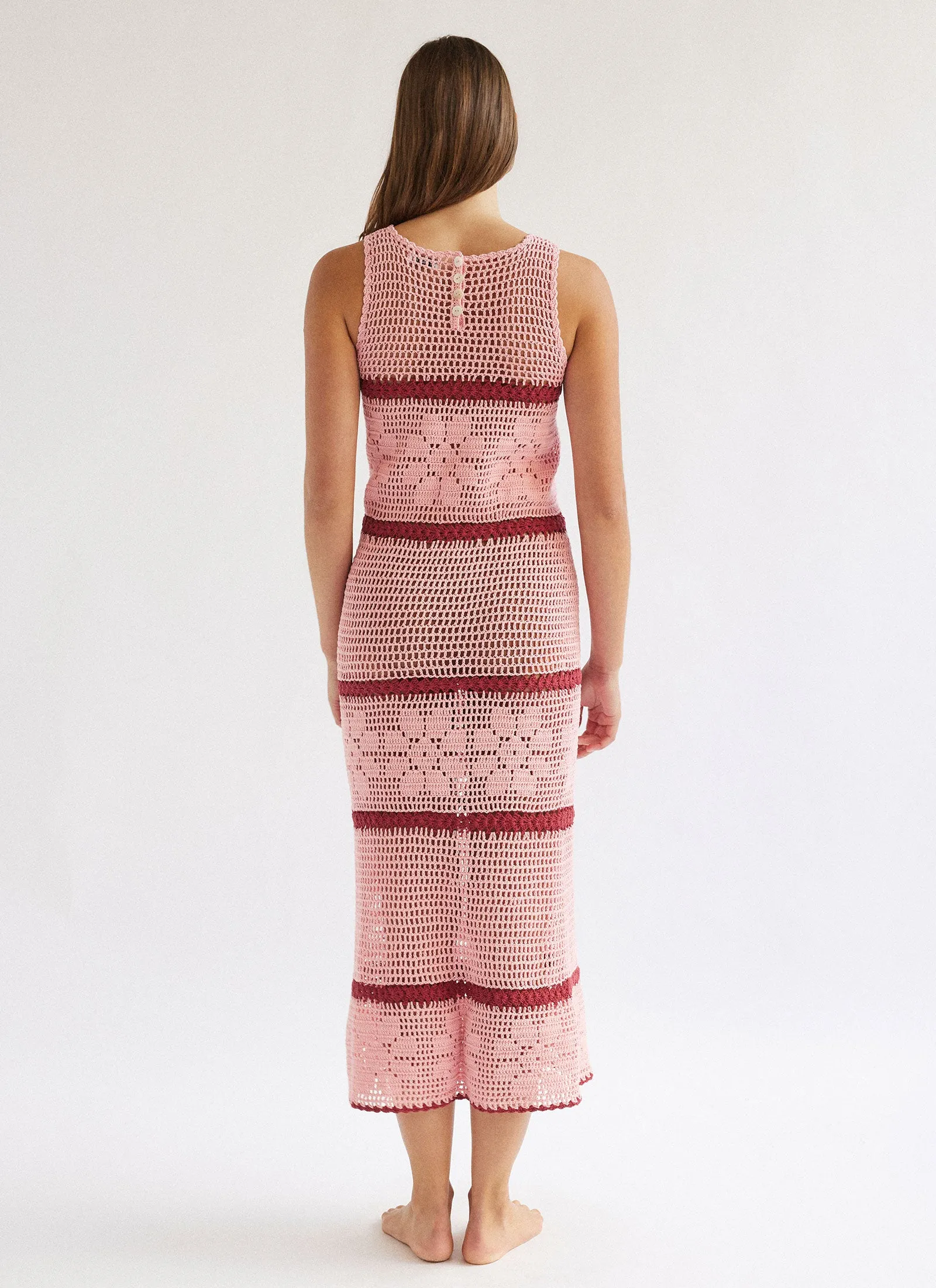 LEYA DRESS CARNATION PINK sold by SHE MADE ME product image thumbnail 3