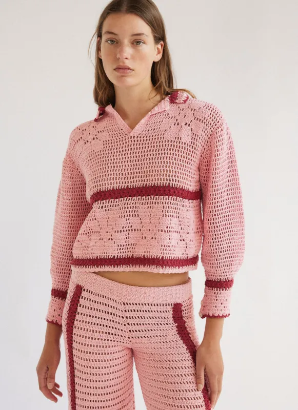 LEYA SHIRT CARNATION PINK sold by SHE MADE ME