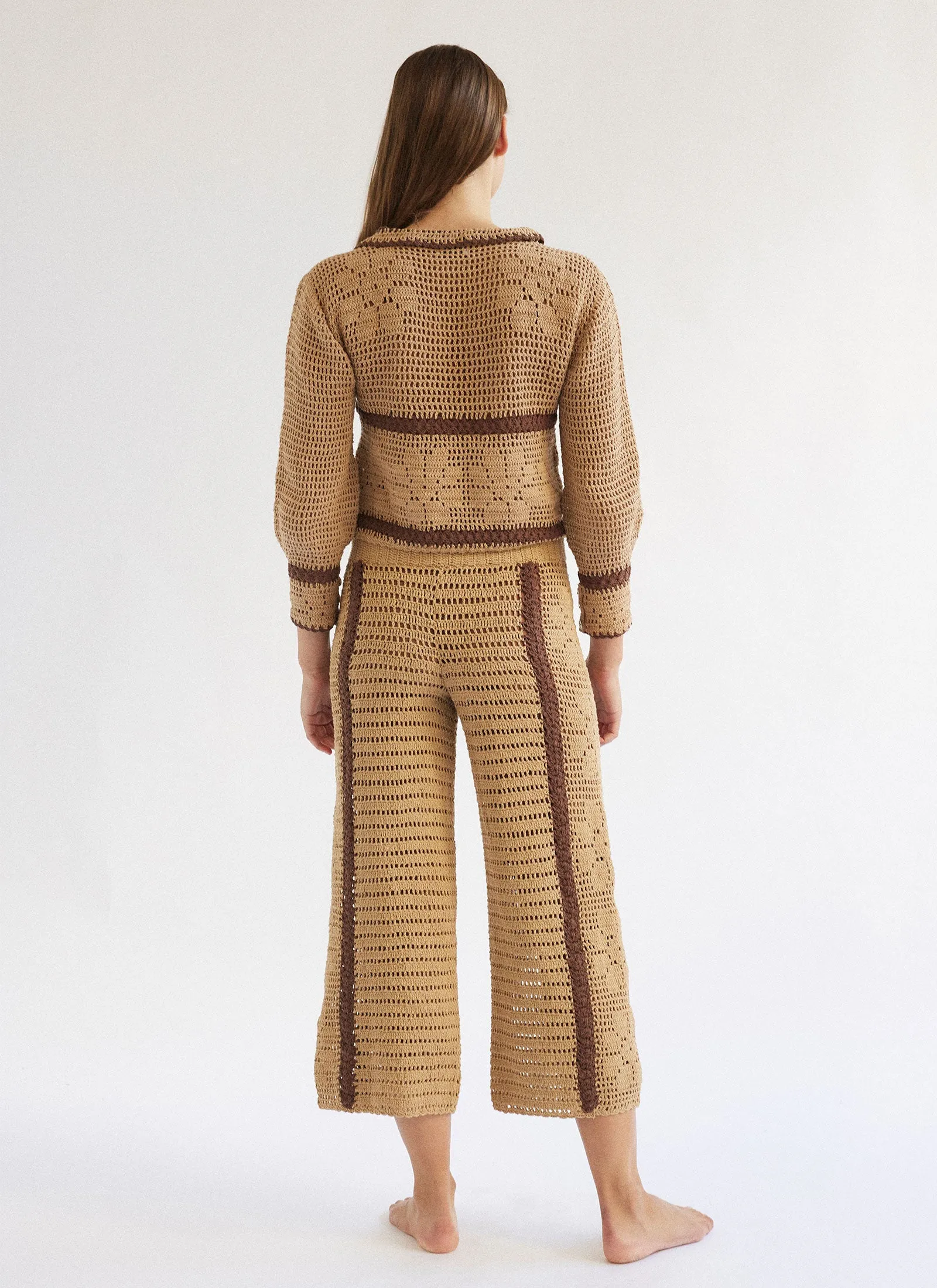 LEYA PANTS SAND sold by SHE MADE ME product image thumbnail 3