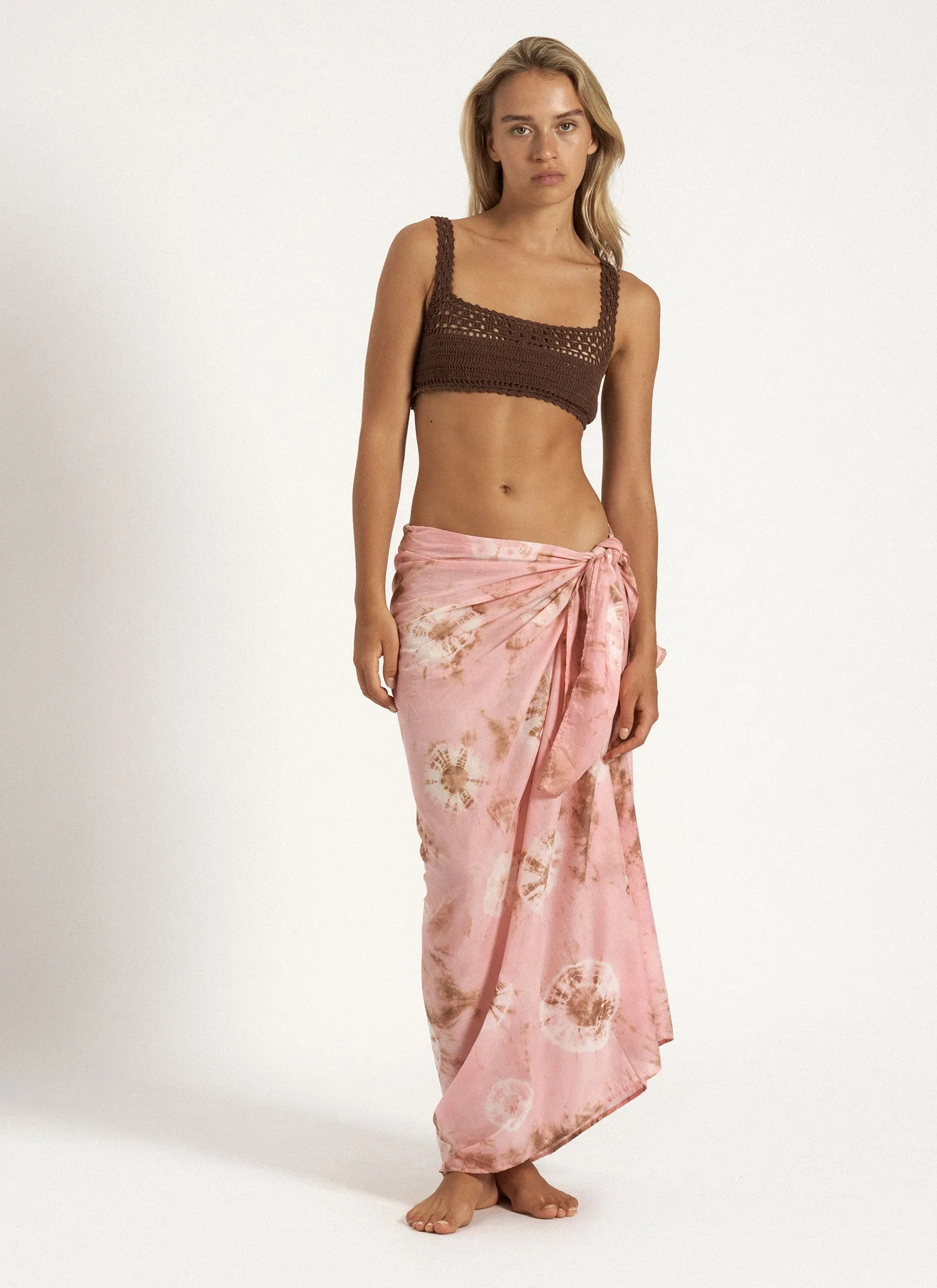 DAISY TIE DYE SARONG PARADISE PINK sold by SHE MADE ME