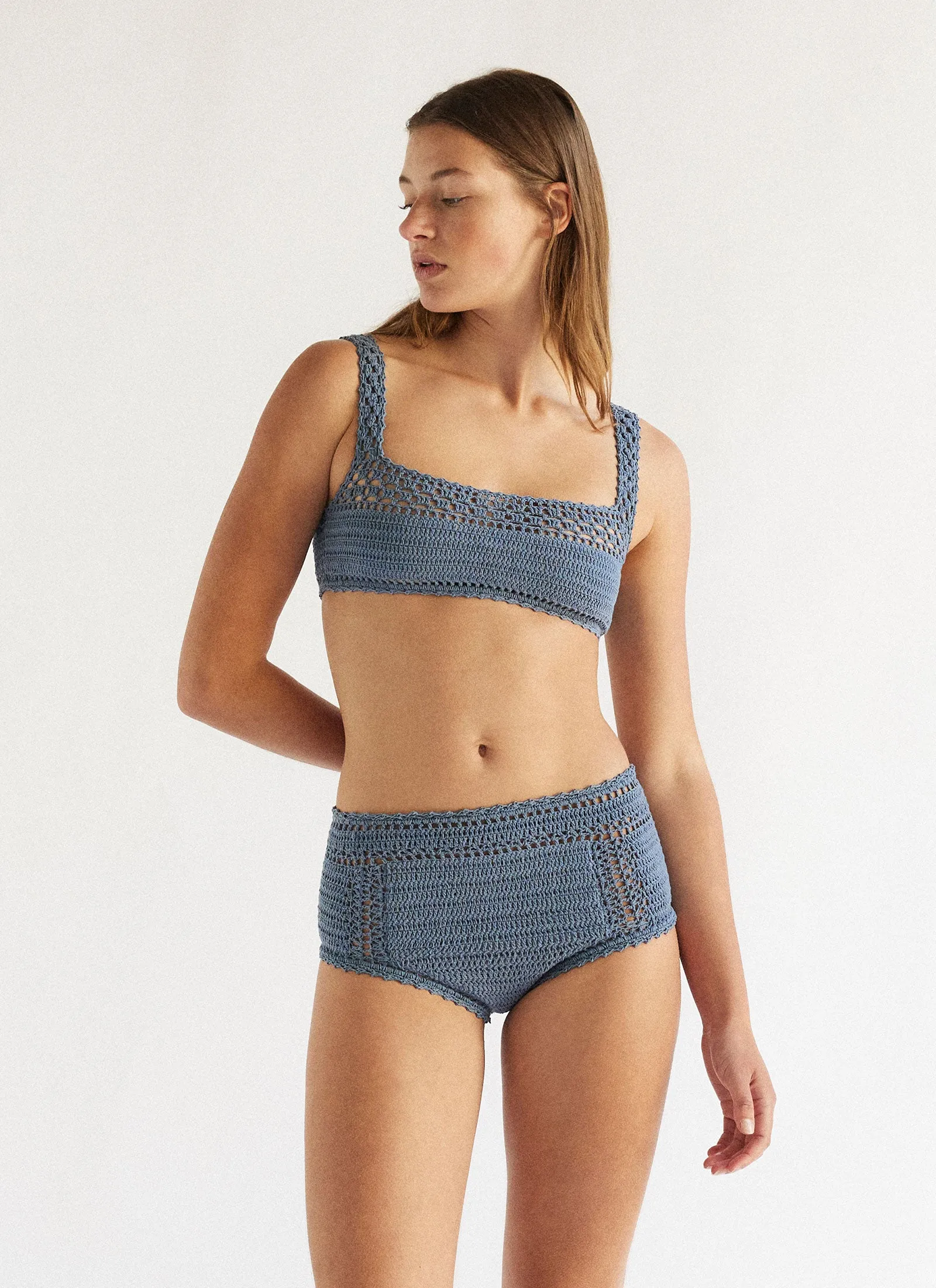 NAIRA BIKINI TOP DUSK BLUE sold by SHE MADE ME product image thumbnail 2