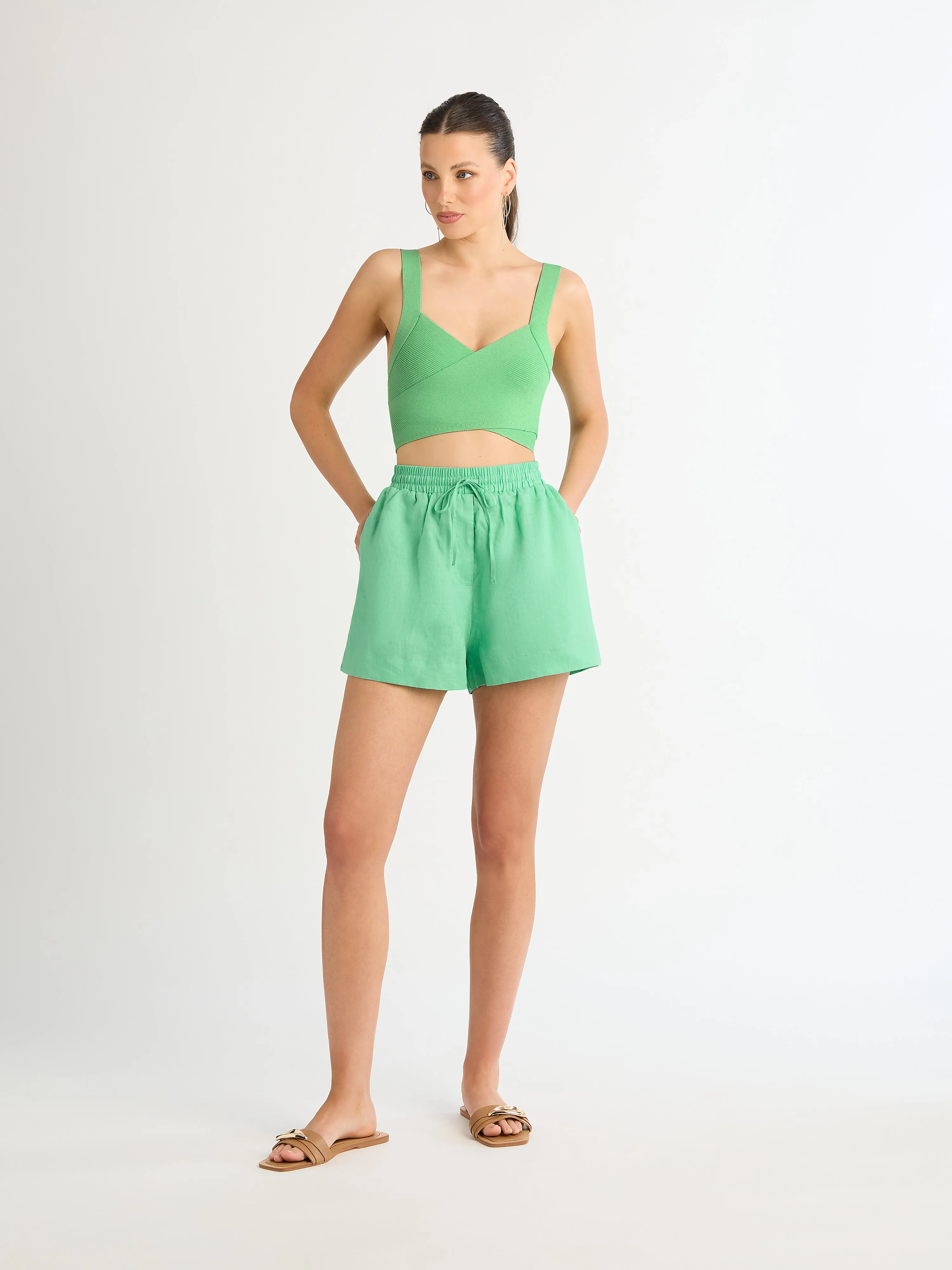 EMMA CROP KNIT TOP sold by Sheike product image thumbnail 2