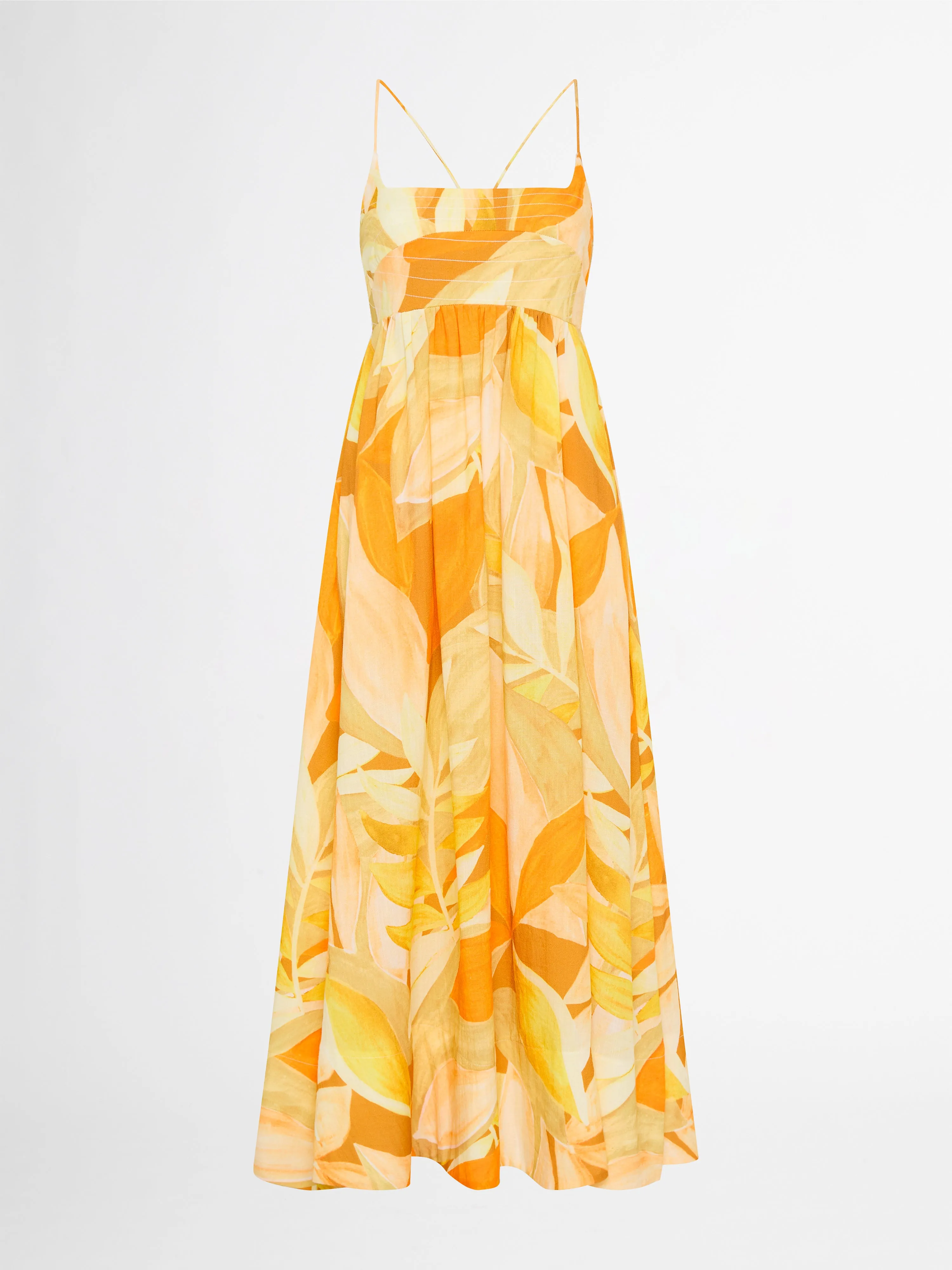 AMBER LEAVES MAXI DRESS sold by Sheike product image thumbnail 5