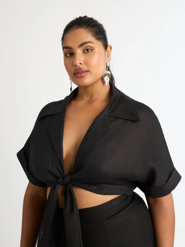 ALLURE LINEN SHIRT sold by Sheike