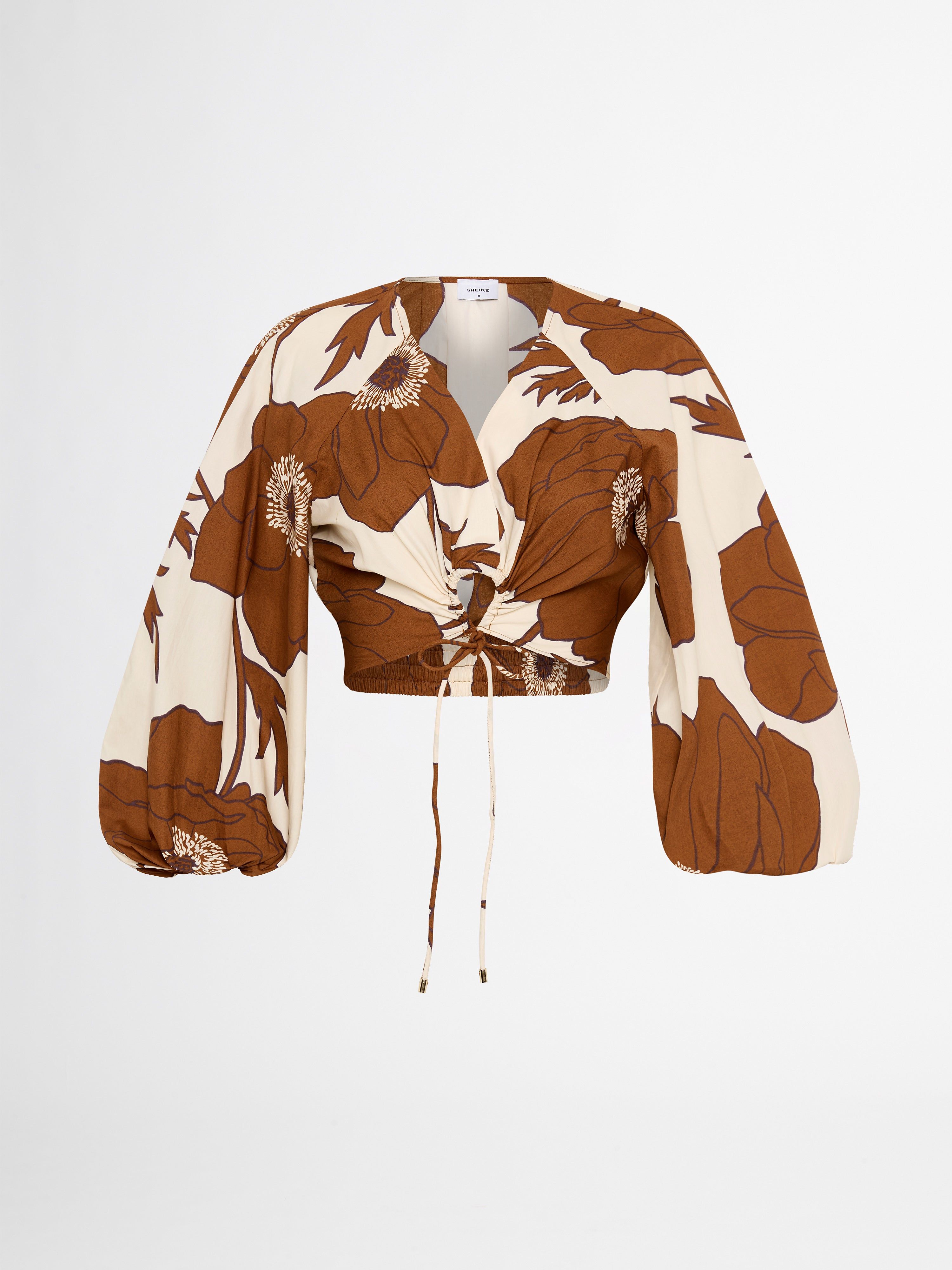 DION FLORAL TOP sold by Sheike product image thumbnail 4