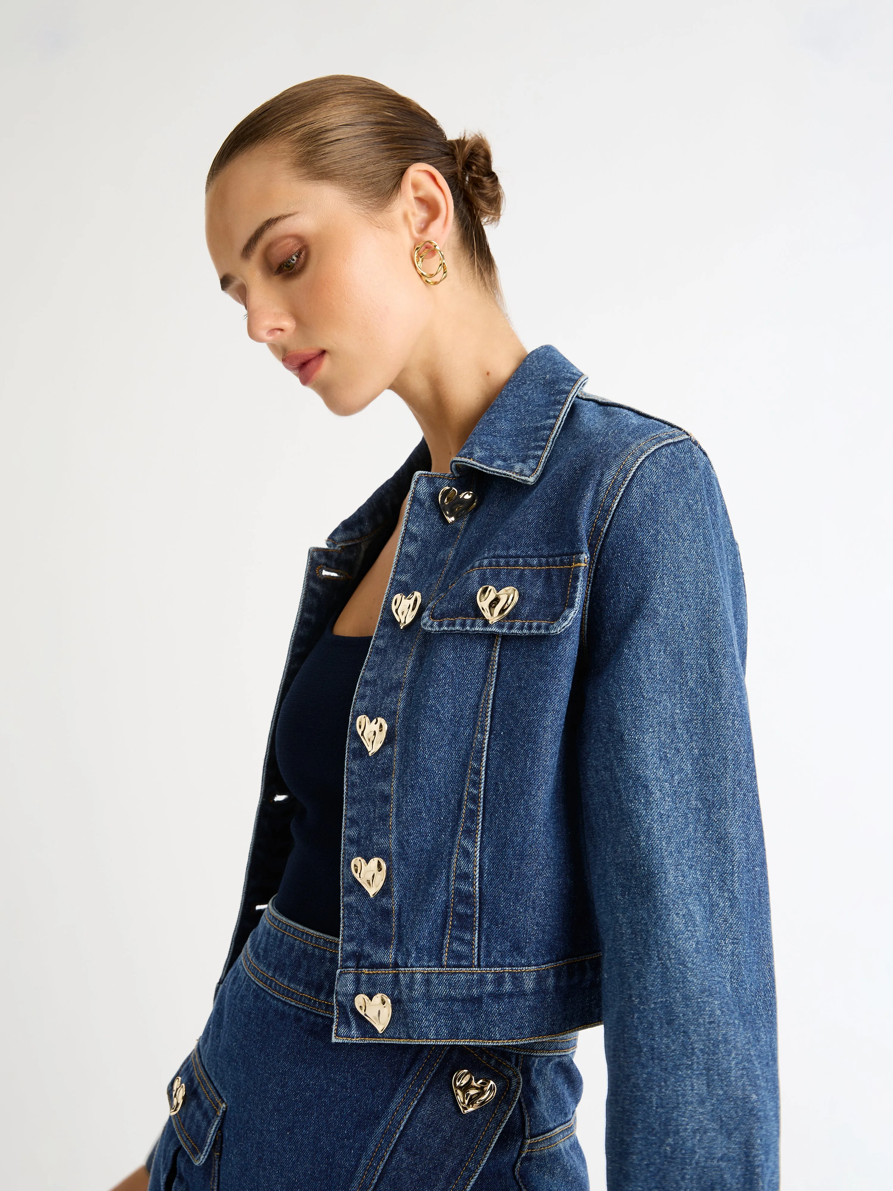 HEARTBREAK DENIM JACKET sold by Sheike product image thumbnail 2