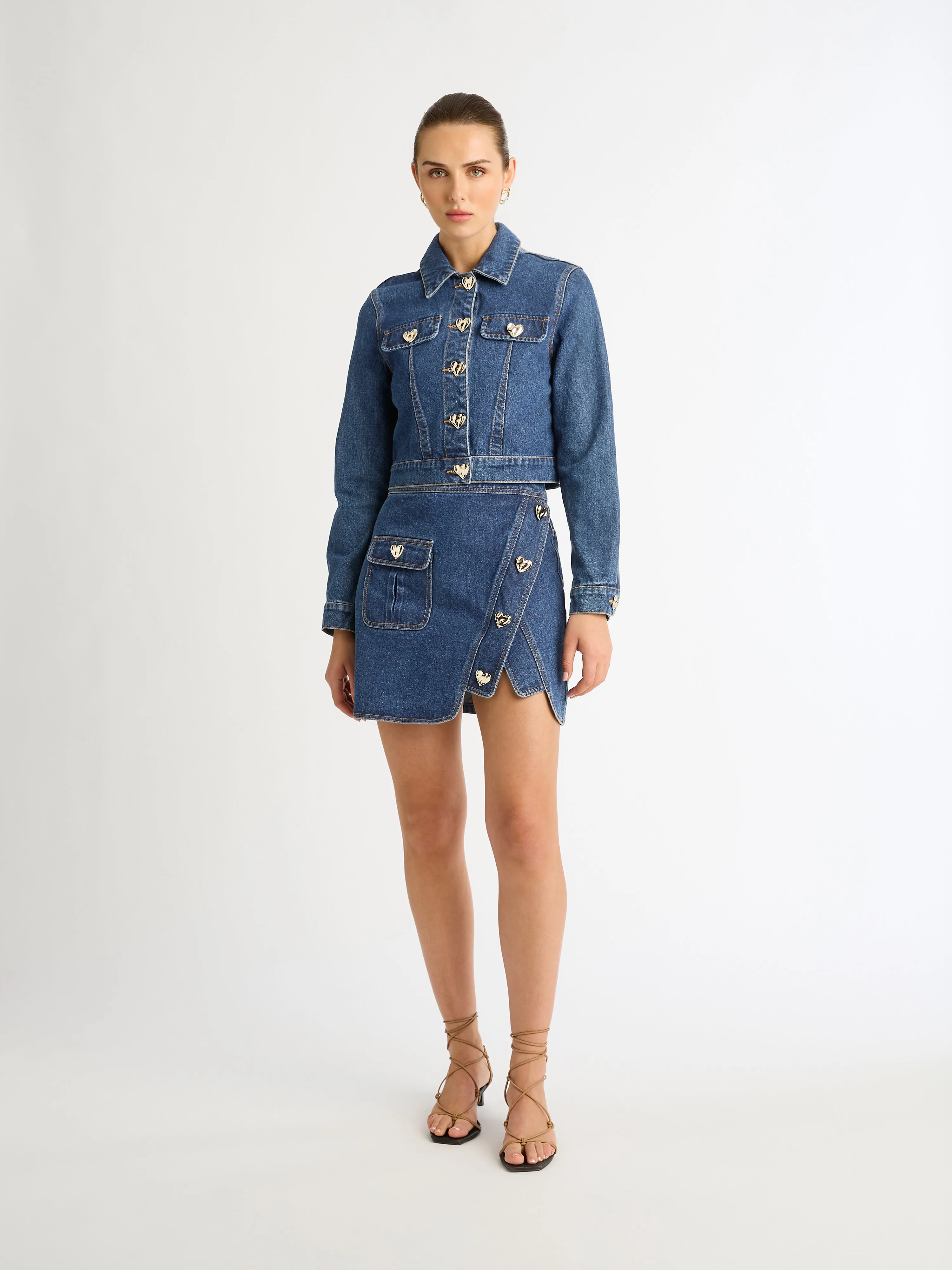 HEARTBREAK DENIM JACKET sold by Sheike product image thumbnail 4
