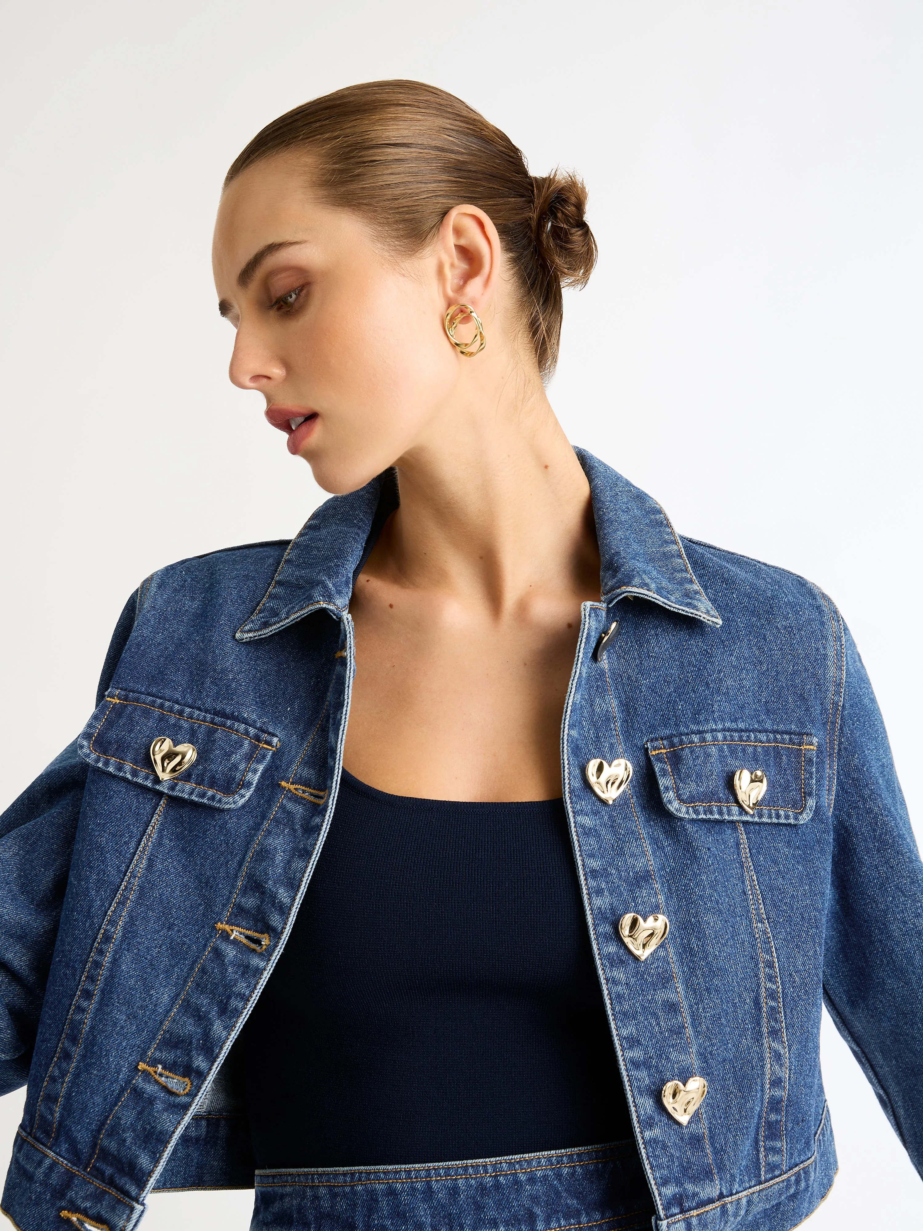 HEARTBREAK DENIM JACKET sold by Sheike product image thumbnail 3