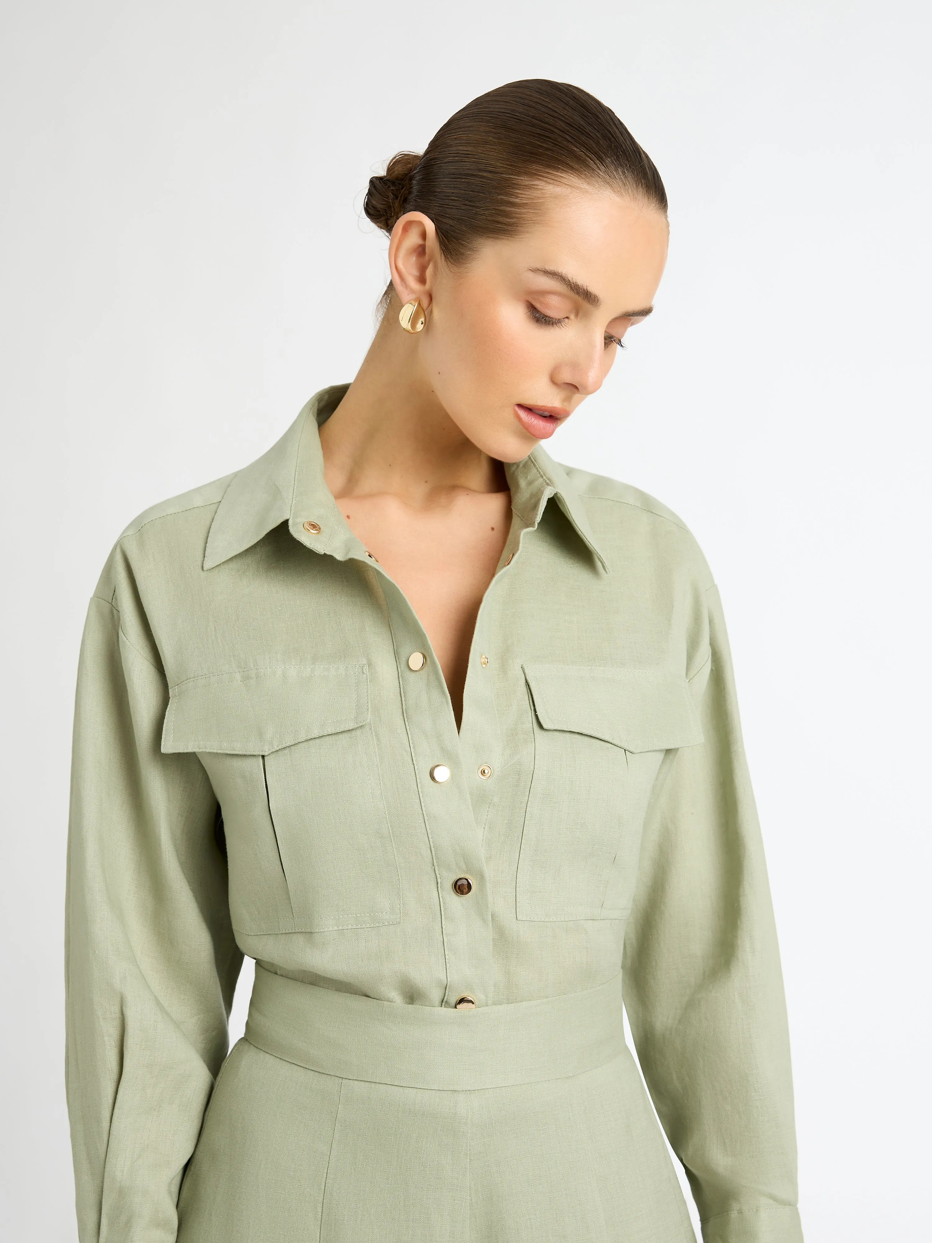 COASTAL LINEN SHIRT sold by Sheike