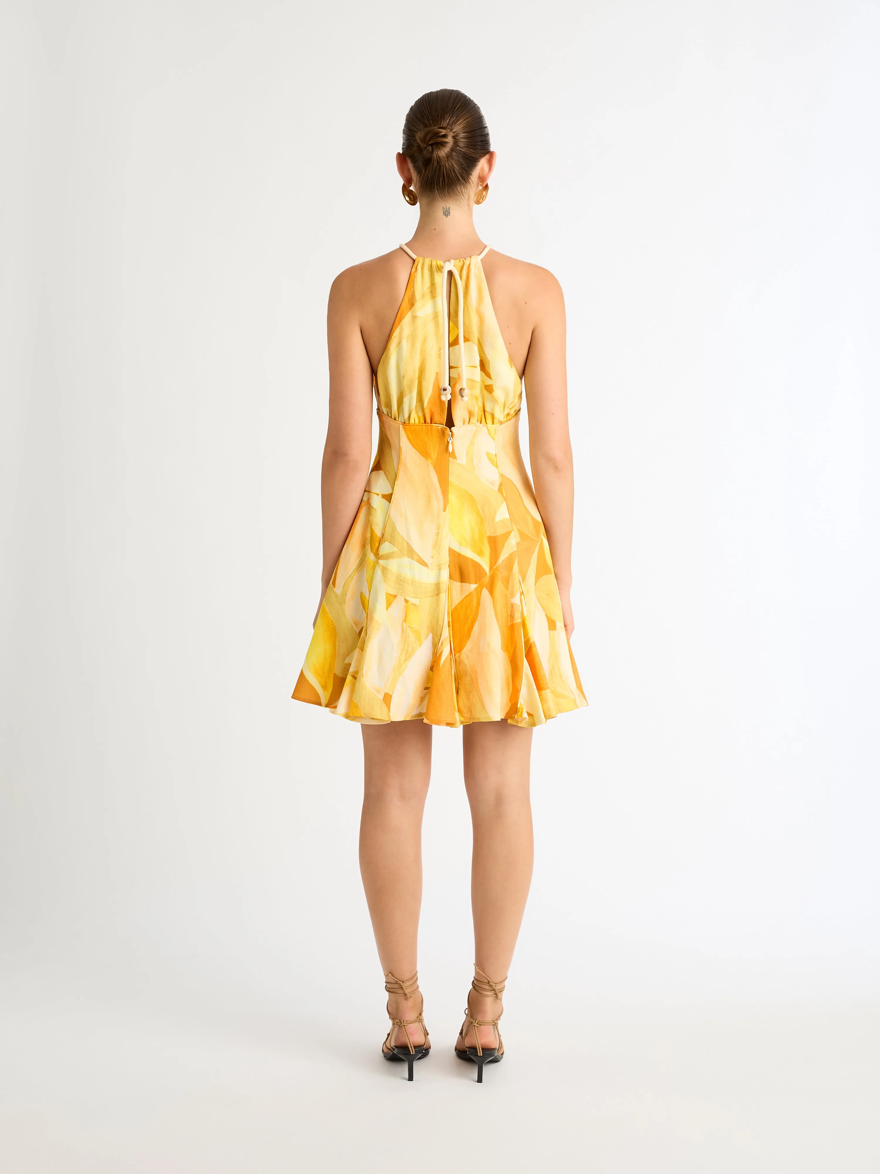 AMBER LEAVES MINI DRESS sold by Sheike product image thumbnail 3