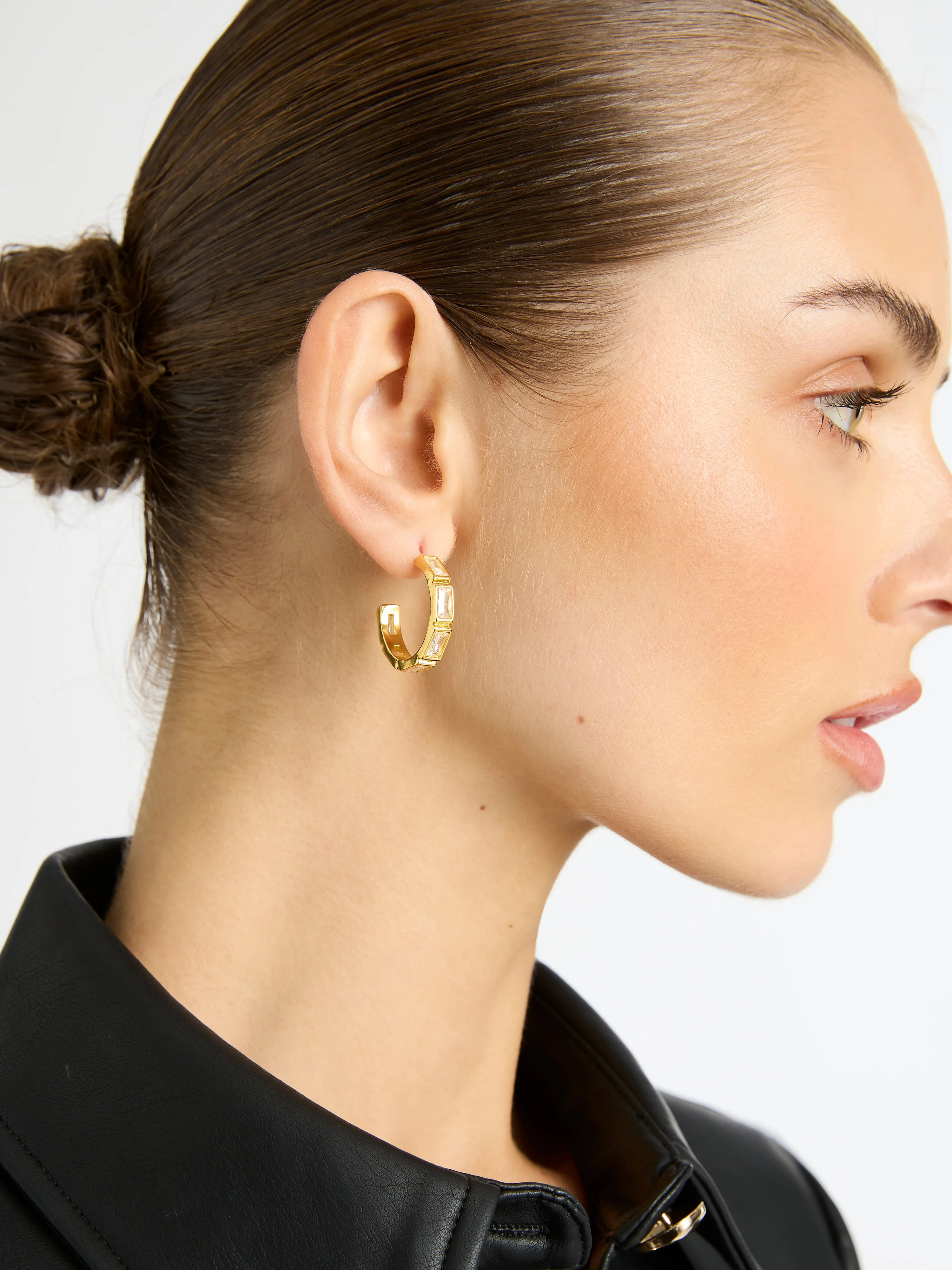 SPARKLE HOOP EARRINGS sold by Sheike