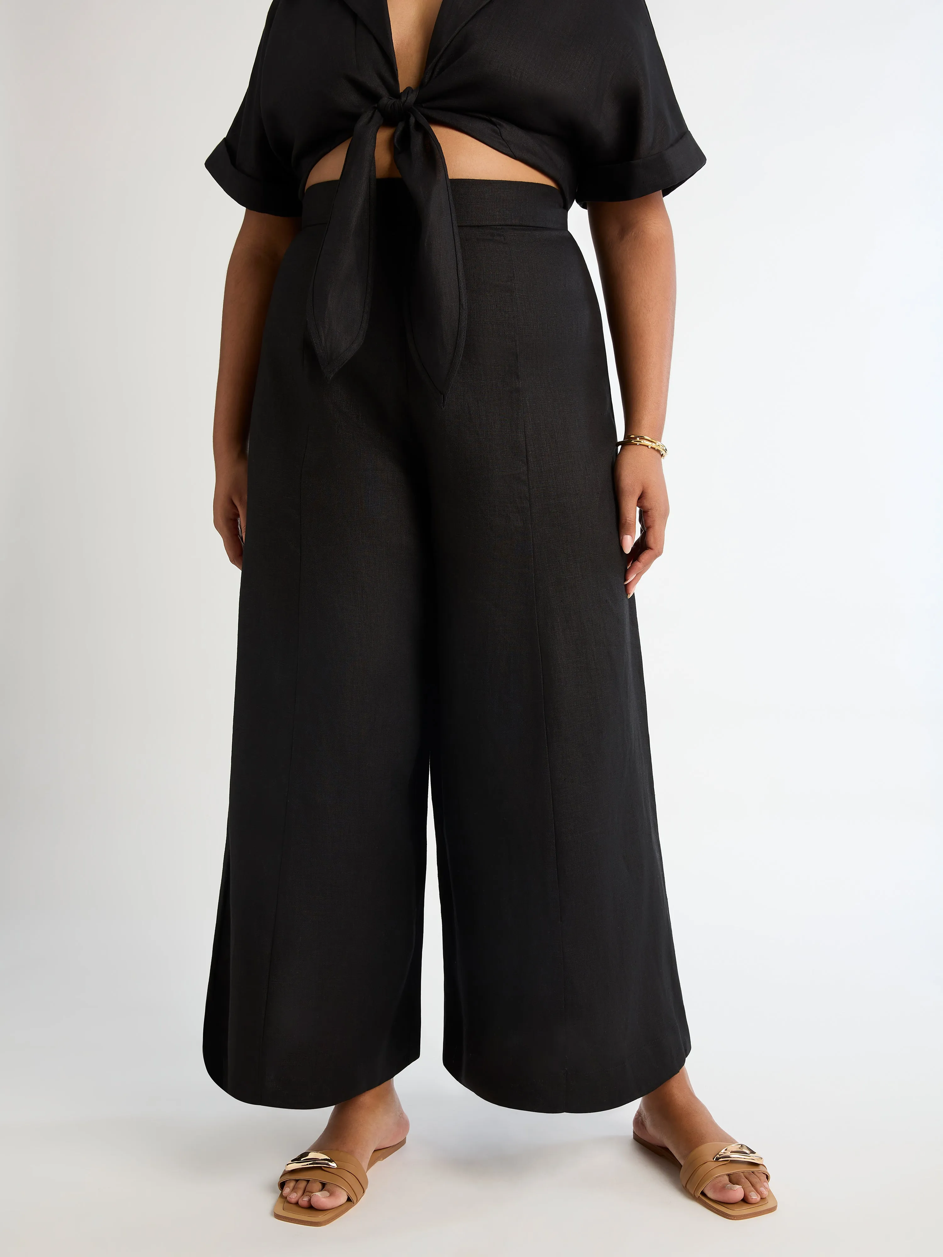 COASTAL LINEN PANT sold by Sheike