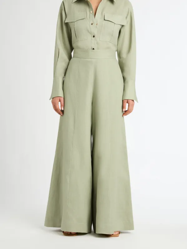 COASTAL LINEN PANT sold by Sheike