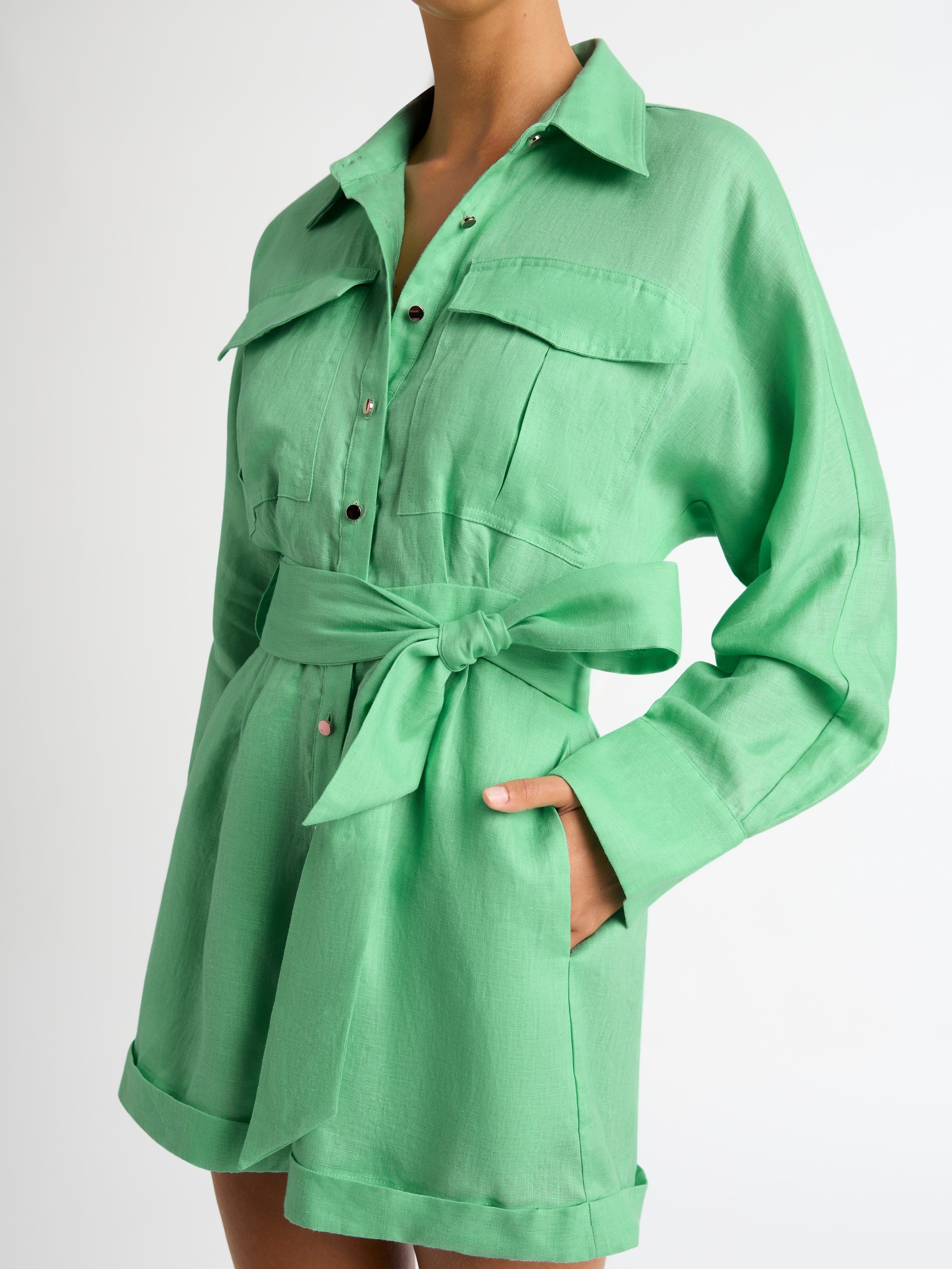 PALMA LINEN PLAYSUIT sold by Sheike product image thumbnail 2