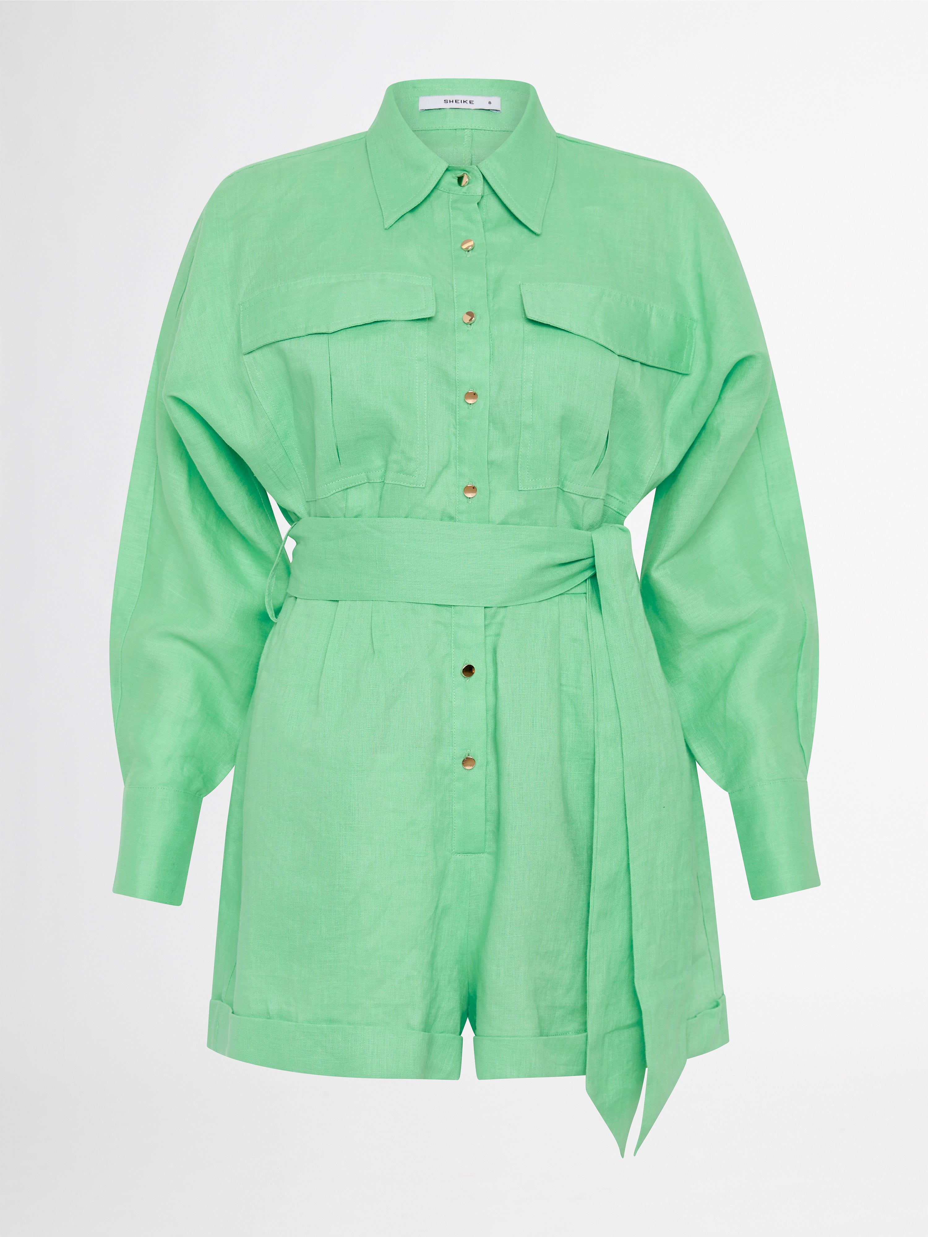 PALMA LINEN PLAYSUIT sold by Sheike product image thumbnail 4