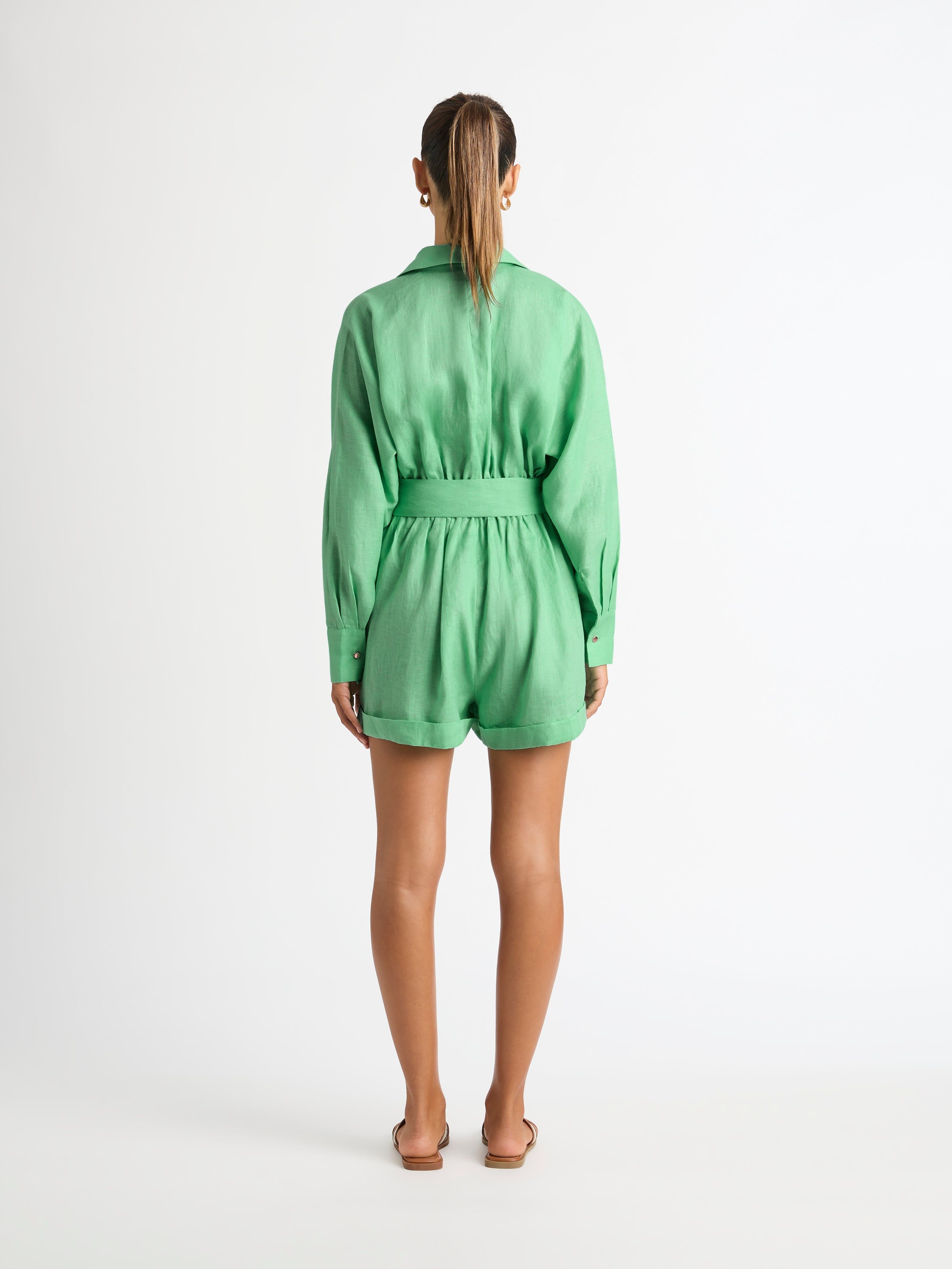 PALMA LINEN PLAYSUIT sold by Sheike product image thumbnail 3