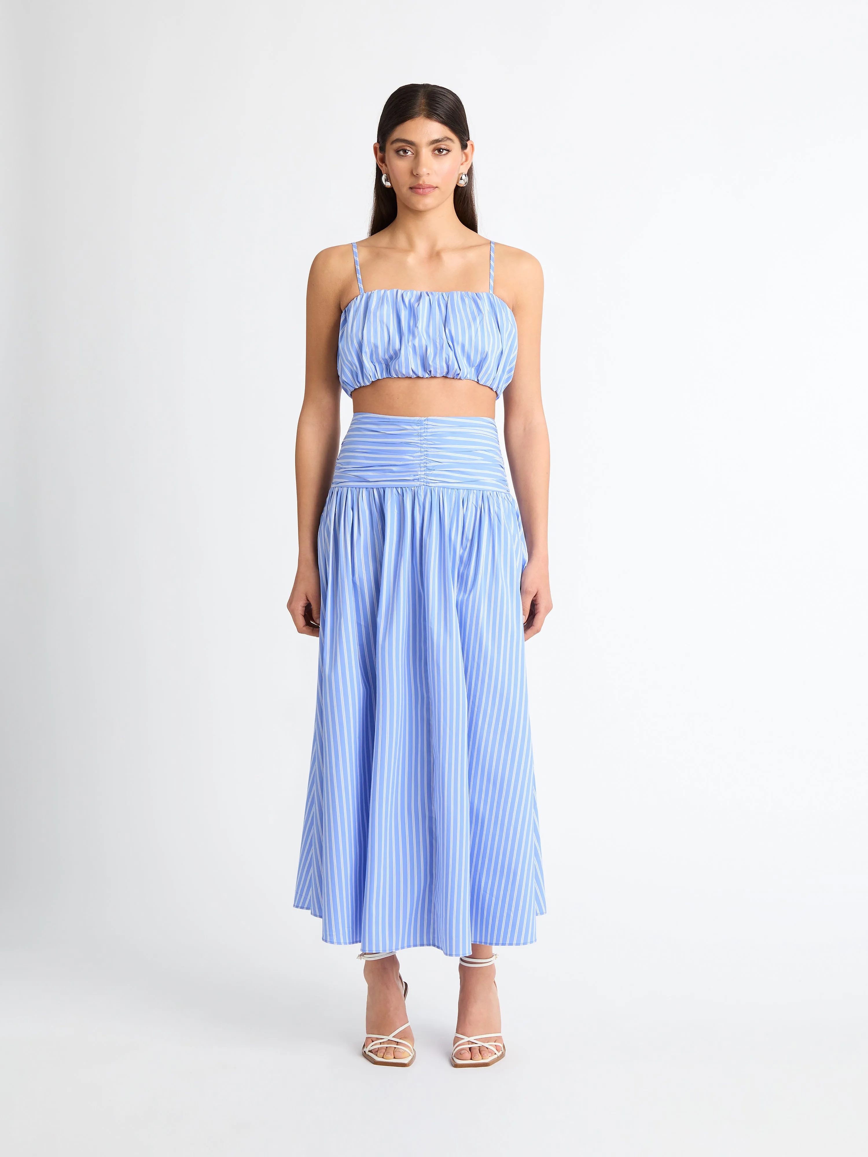 RUMI STRIPE MIDI SKIRT sold by Sheike product image thumbnail 2