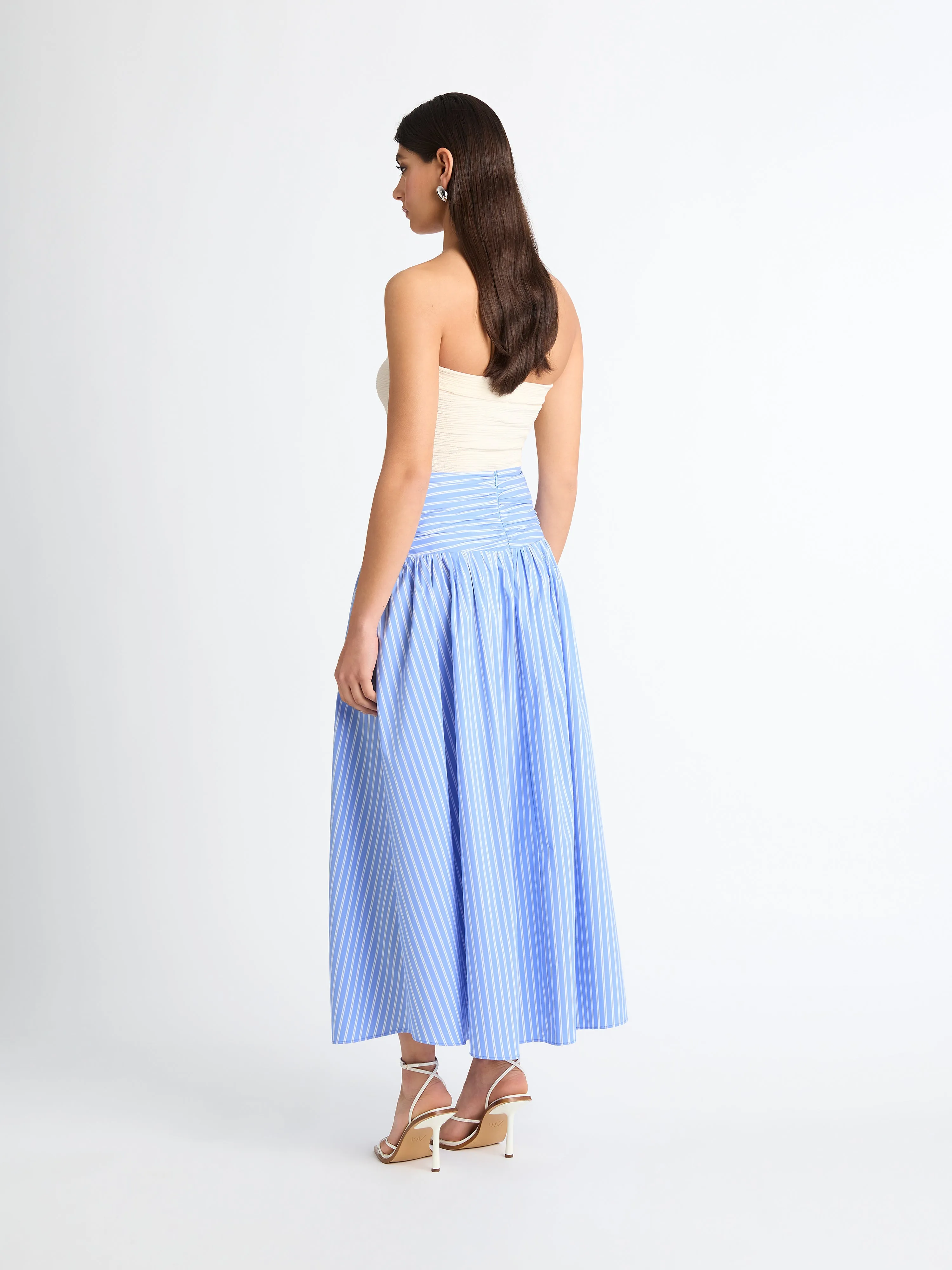 RUMI STRIPE MIDI SKIRT sold by Sheike product image thumbnail 4