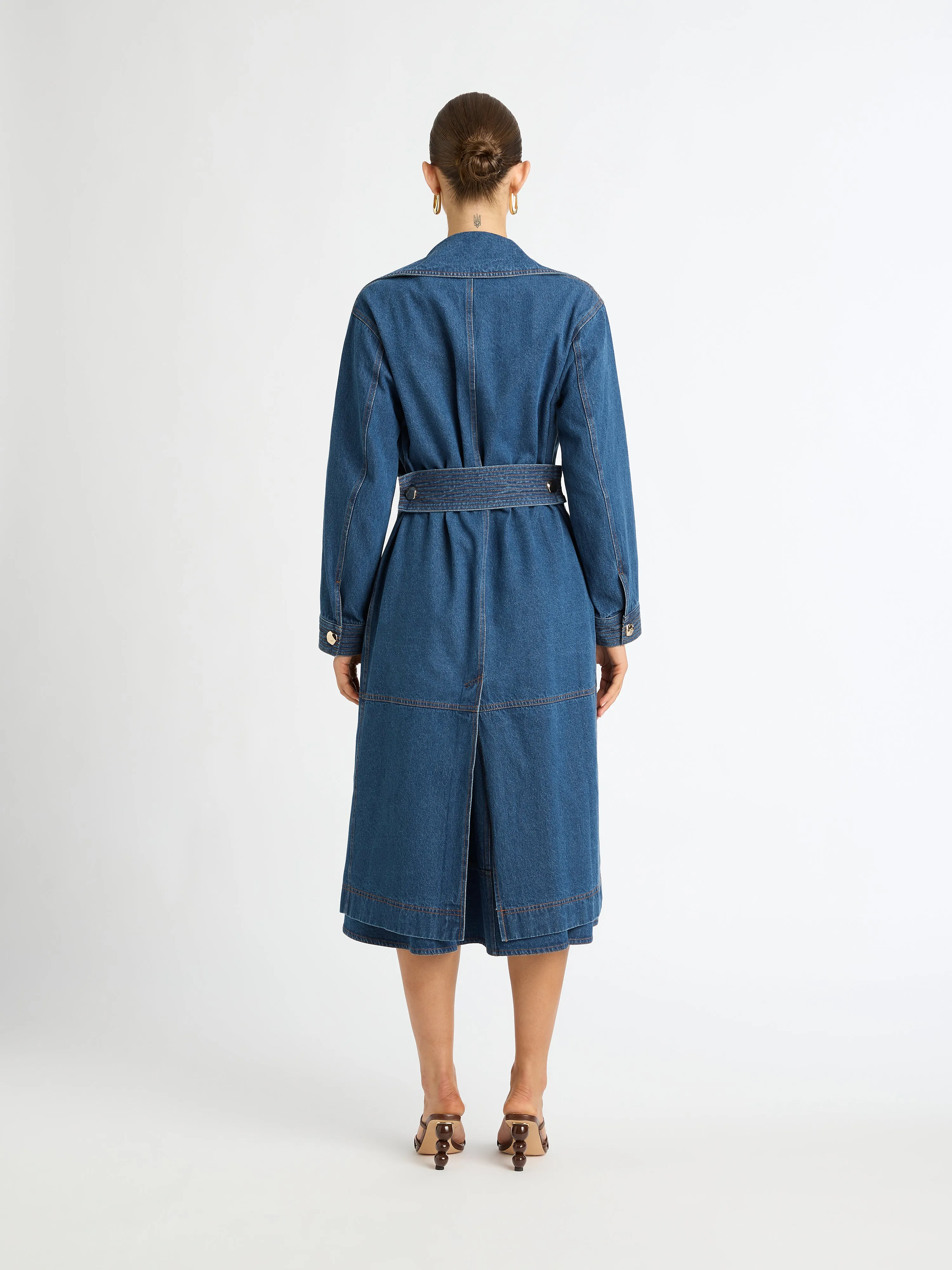 ADINA DENIM TRENCH sold by Sheike product image thumbnail 5