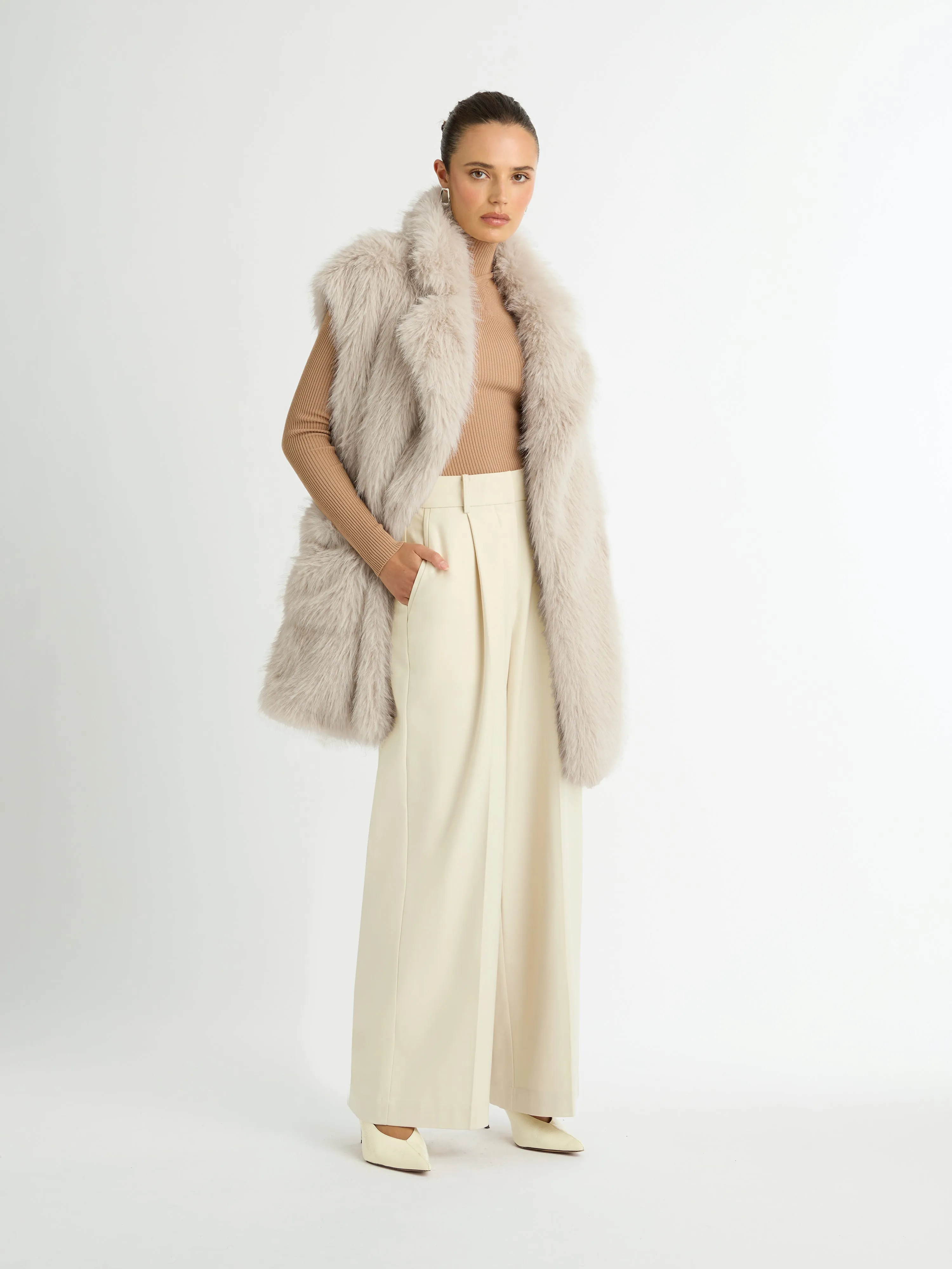 CINDY FUR VEST | Parallel