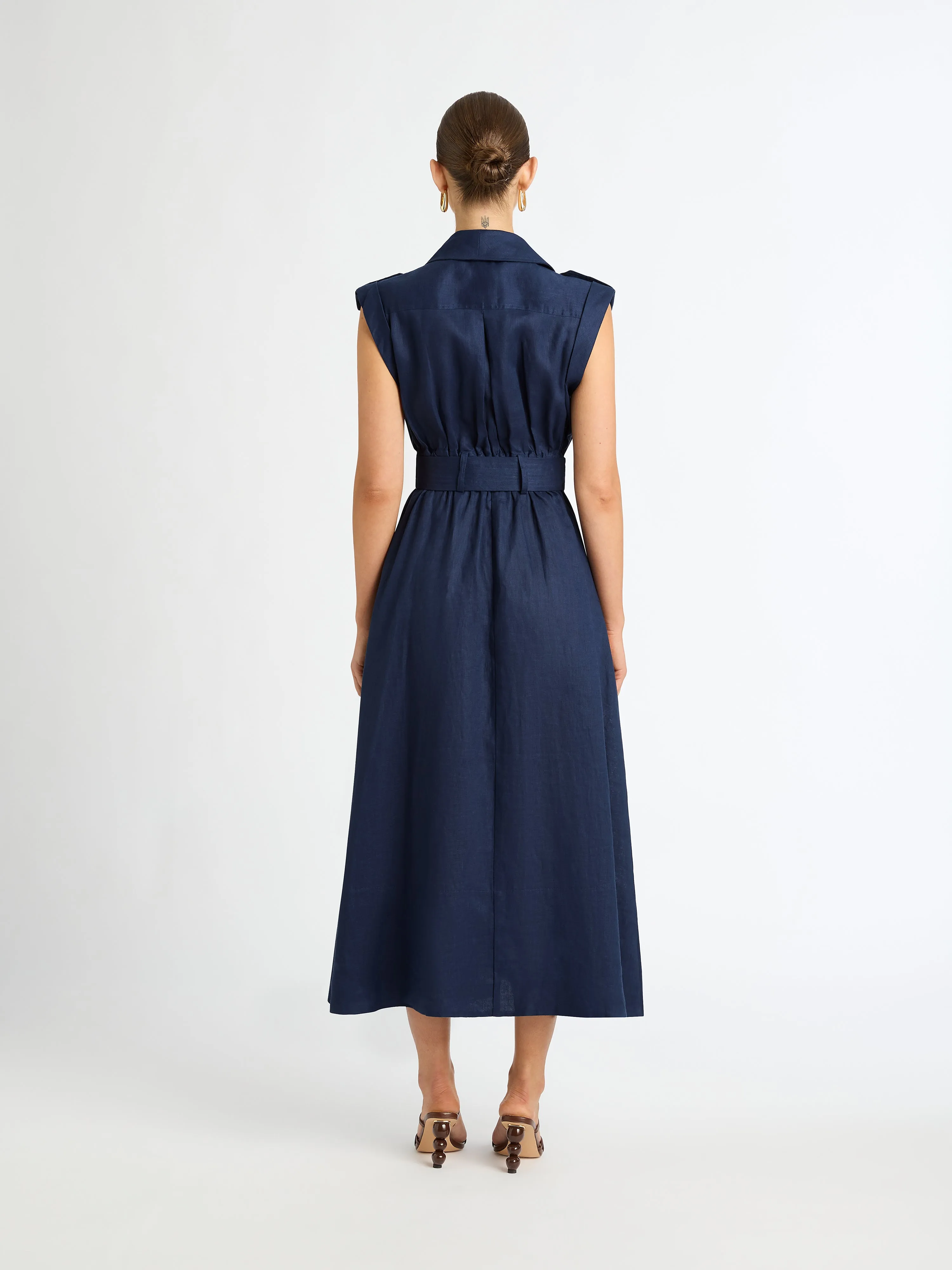 UTILITY LINEN DRESS sold by Sheike product image thumbnail 4