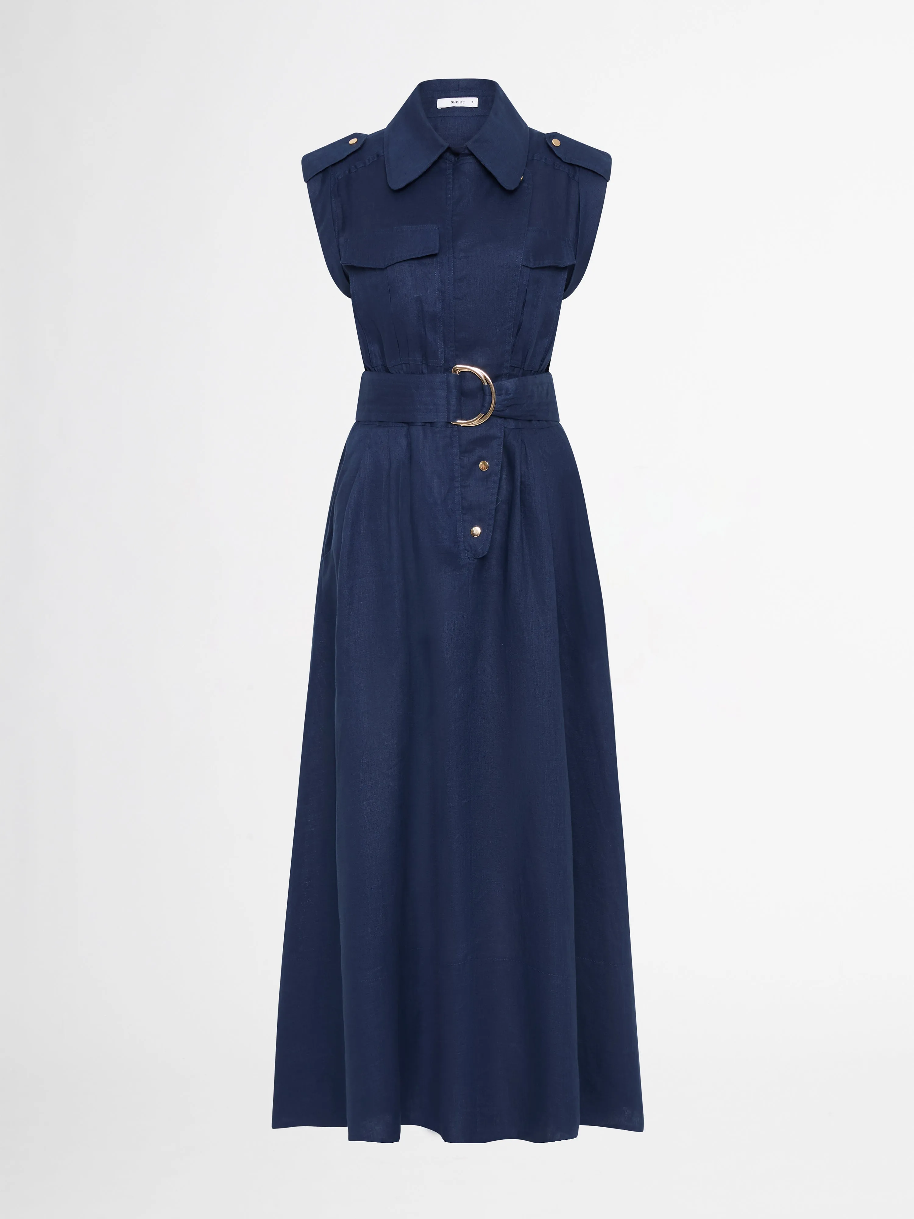 Midi Dress Sheike Denim Dress Denim Dress Midi Length Sales