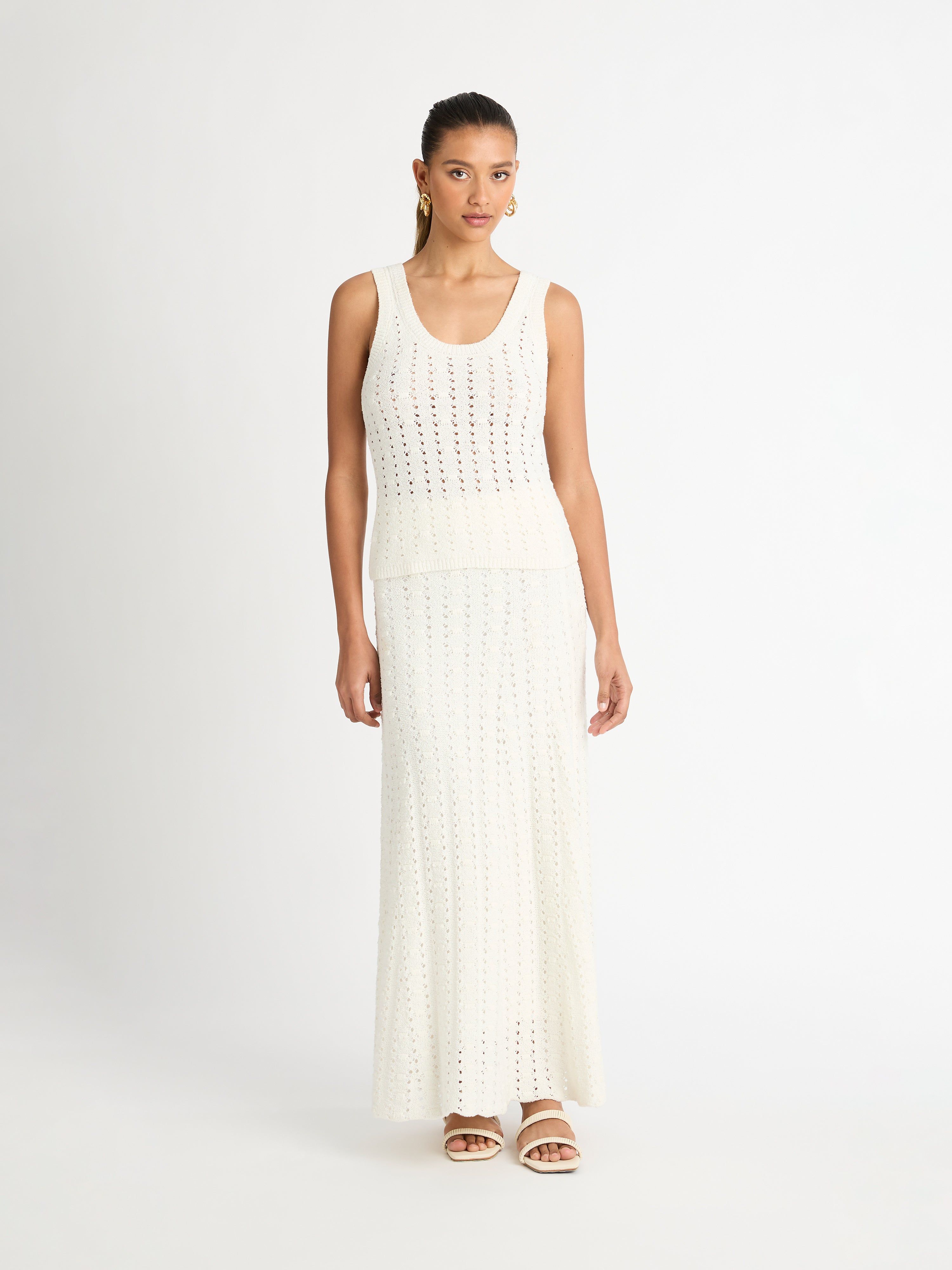 CROCHET MAXI SKIRT sold by Sheike