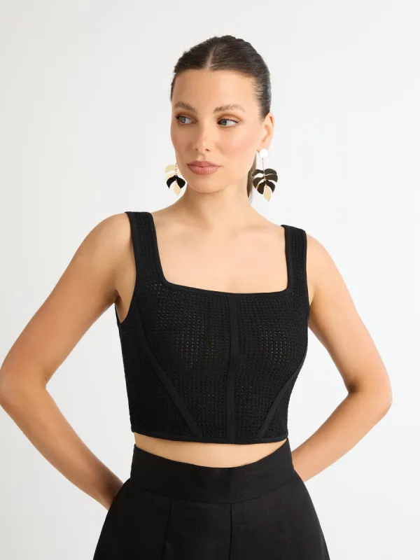CAGE KNIT TOP sold by Sheike