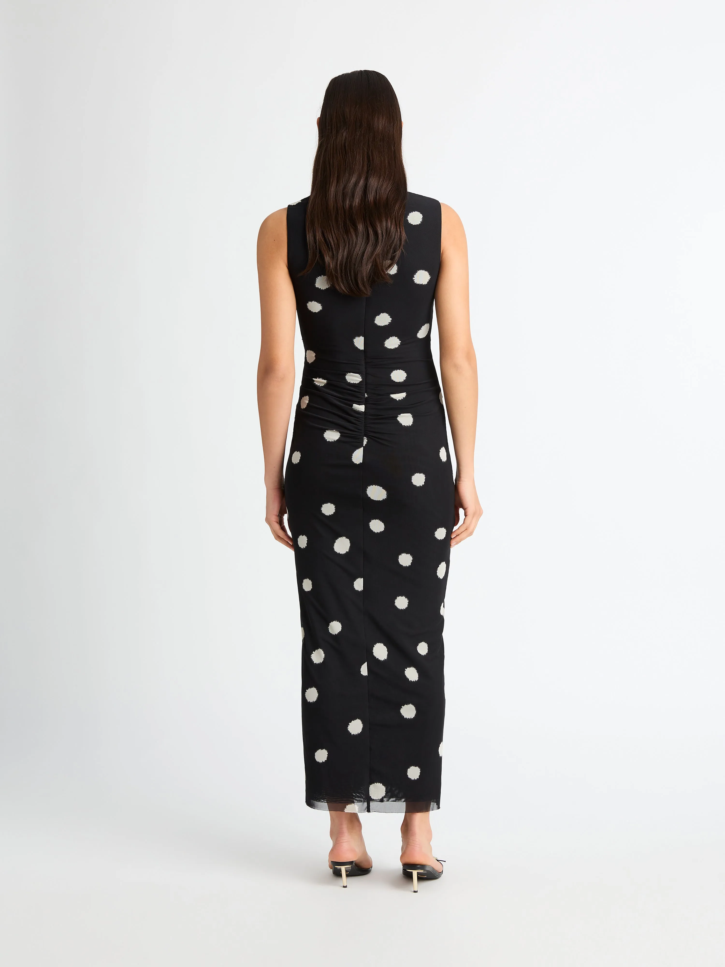 AUDREY SPOT MESH DRESS sold by Sheike product image thumbnail 5