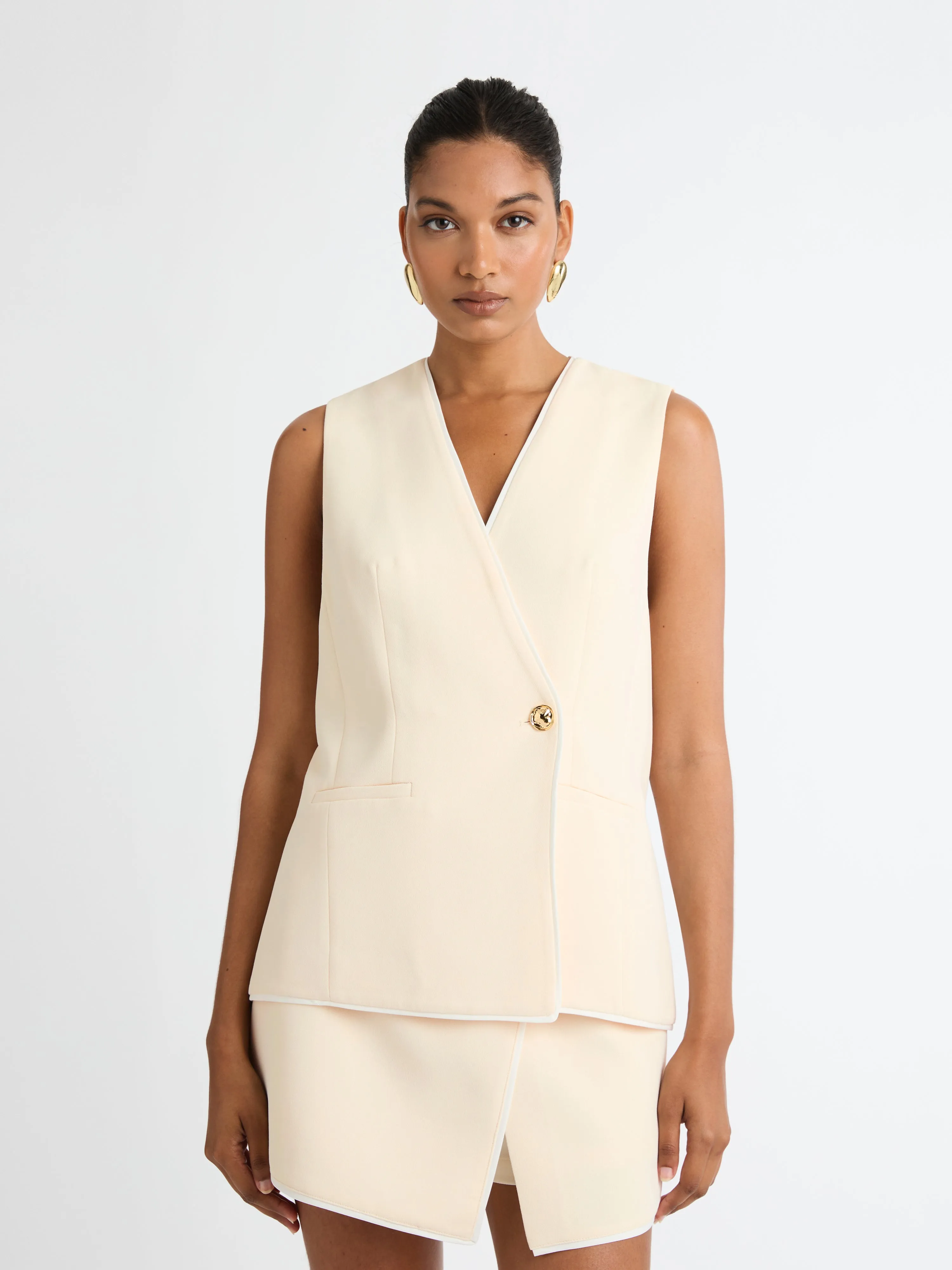 SYLVIE VEST TOP sold by Sheike