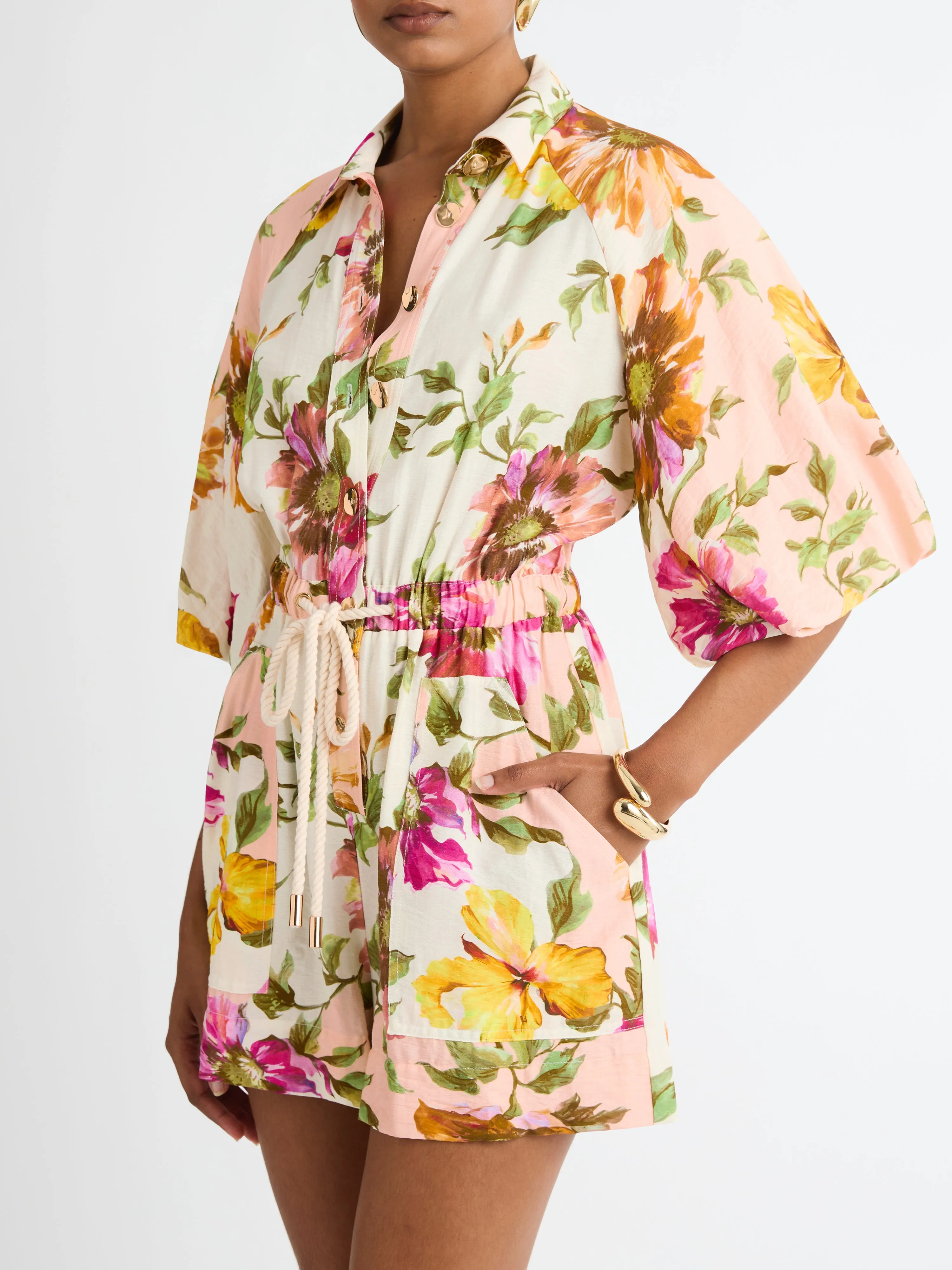 JULIETTE FLORAL PLAYSUIT sold by Sheike product image thumbnail 2