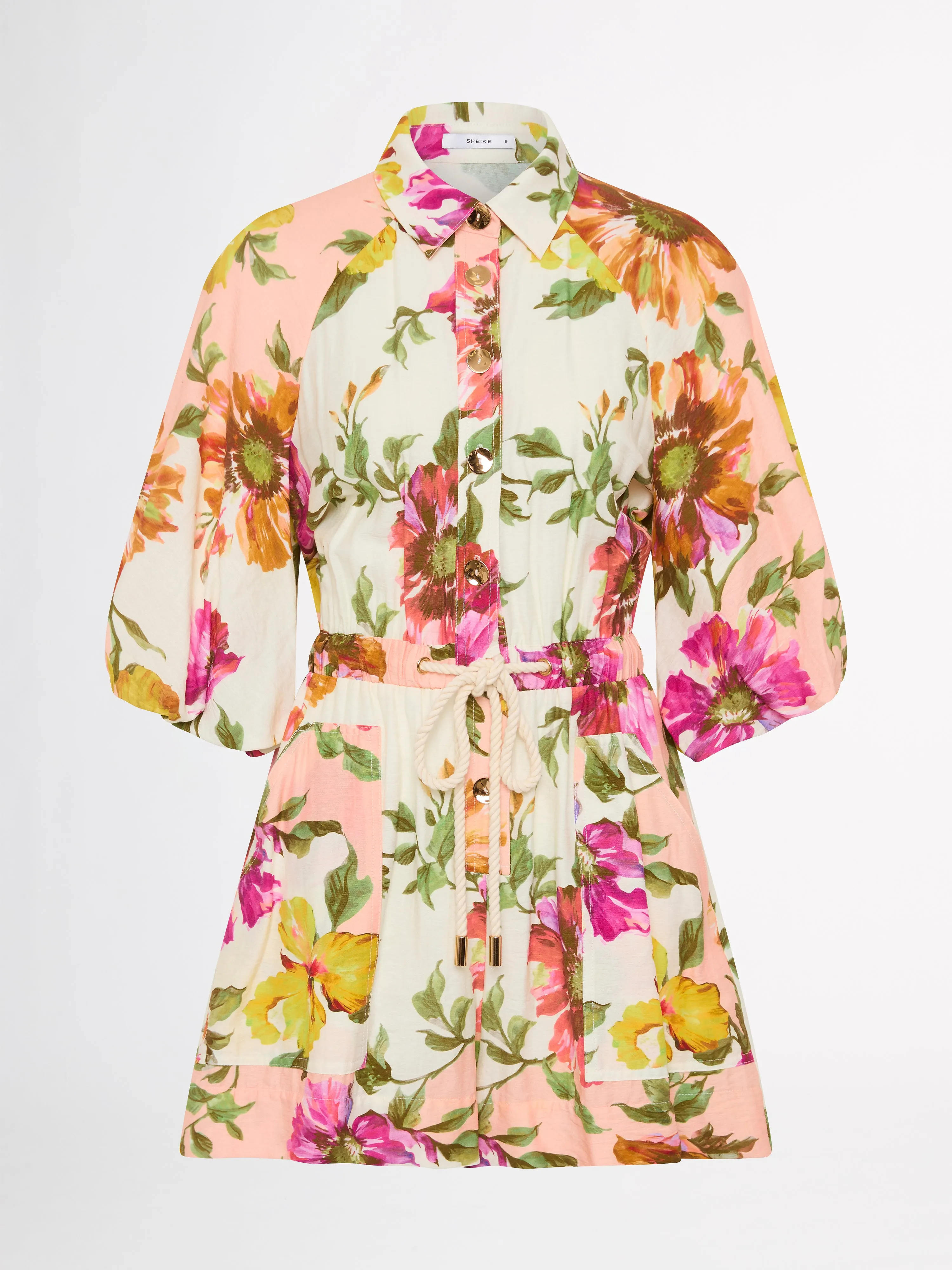 JULIETTE FLORAL PLAYSUIT sold by Sheike product image thumbnail 4