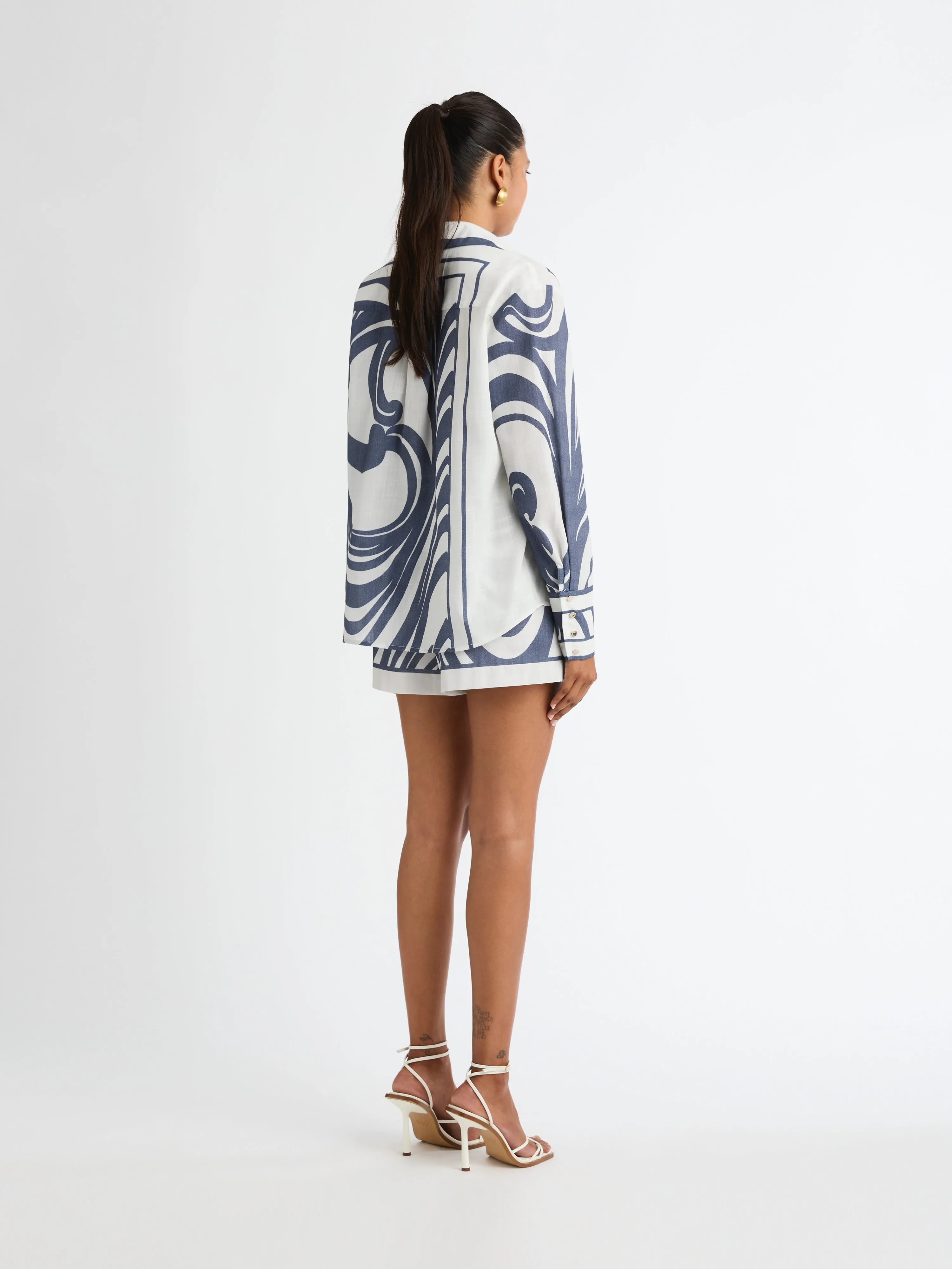 MIRA SWIRL SHIRT sold by Sheike product image thumbnail 4