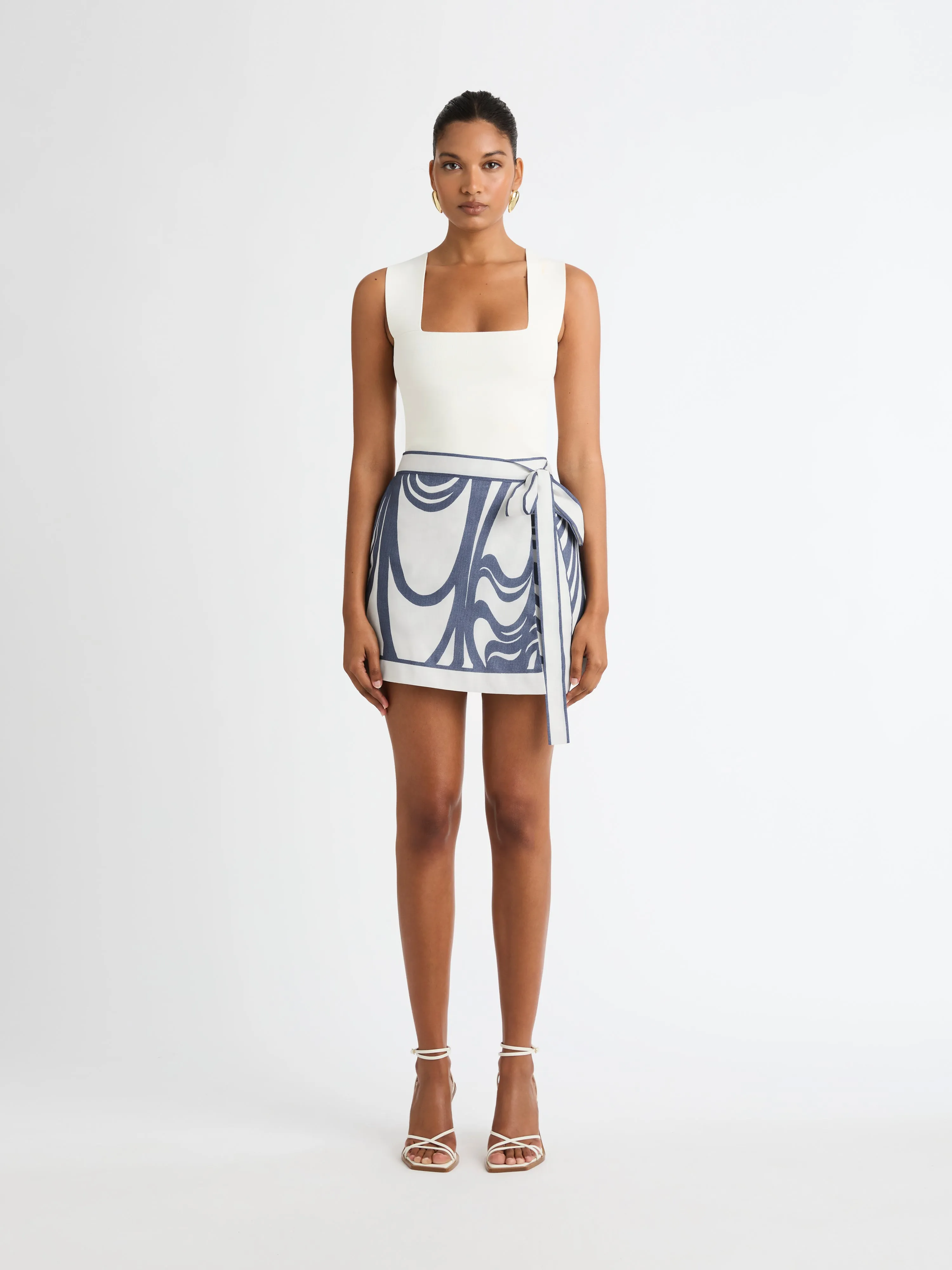 MIRA SWIRL MINI SKORT sold by Sheike product image thumbnail 2