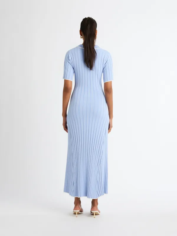 savannah knit dress Savannah Sweater Midi Dress - Olive/combo