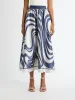MIRA SWIRL MIDI SKIRT sold by Sheike