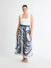 MIRA SWIRL MIDI SKIRT sold by Sheike