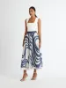 MIRA SWIRL MIDI SKIRT sold by Sheike