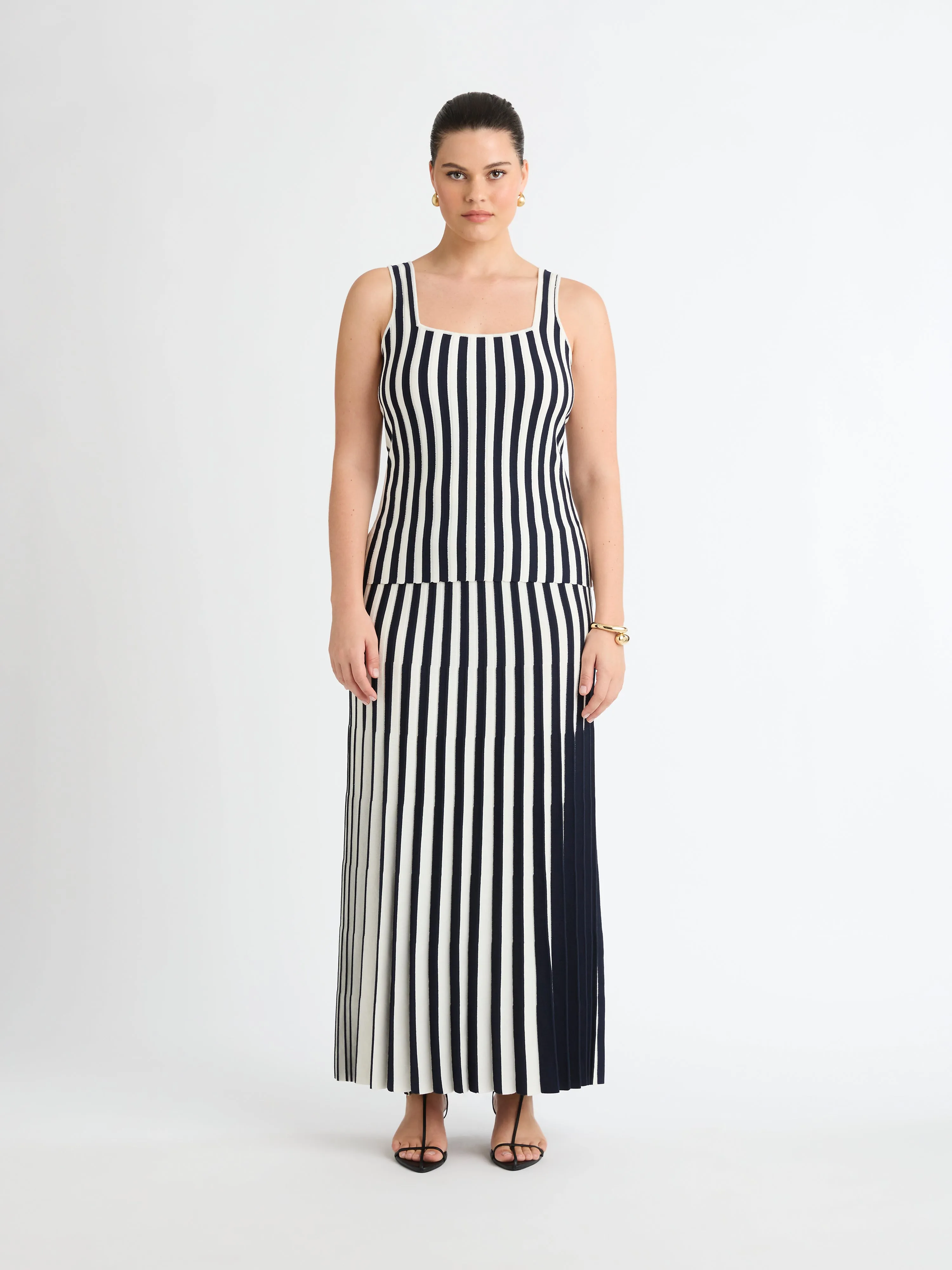 MONICA STRIPE KNIT SKIRT sold by Sheike product image thumbnail 3