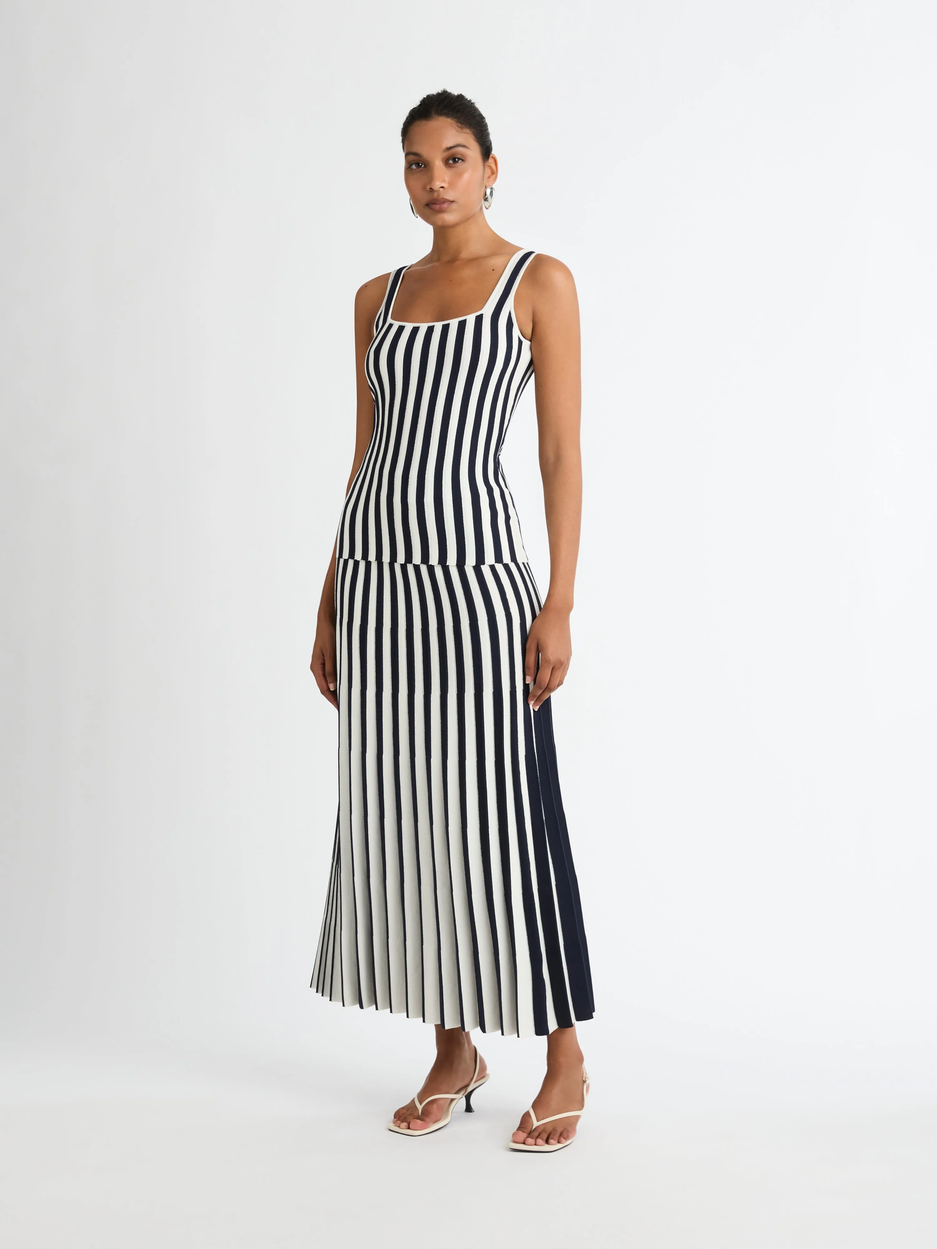 MONICA STRIPE KNIT SKIRT sold by Sheike product image thumbnail 2