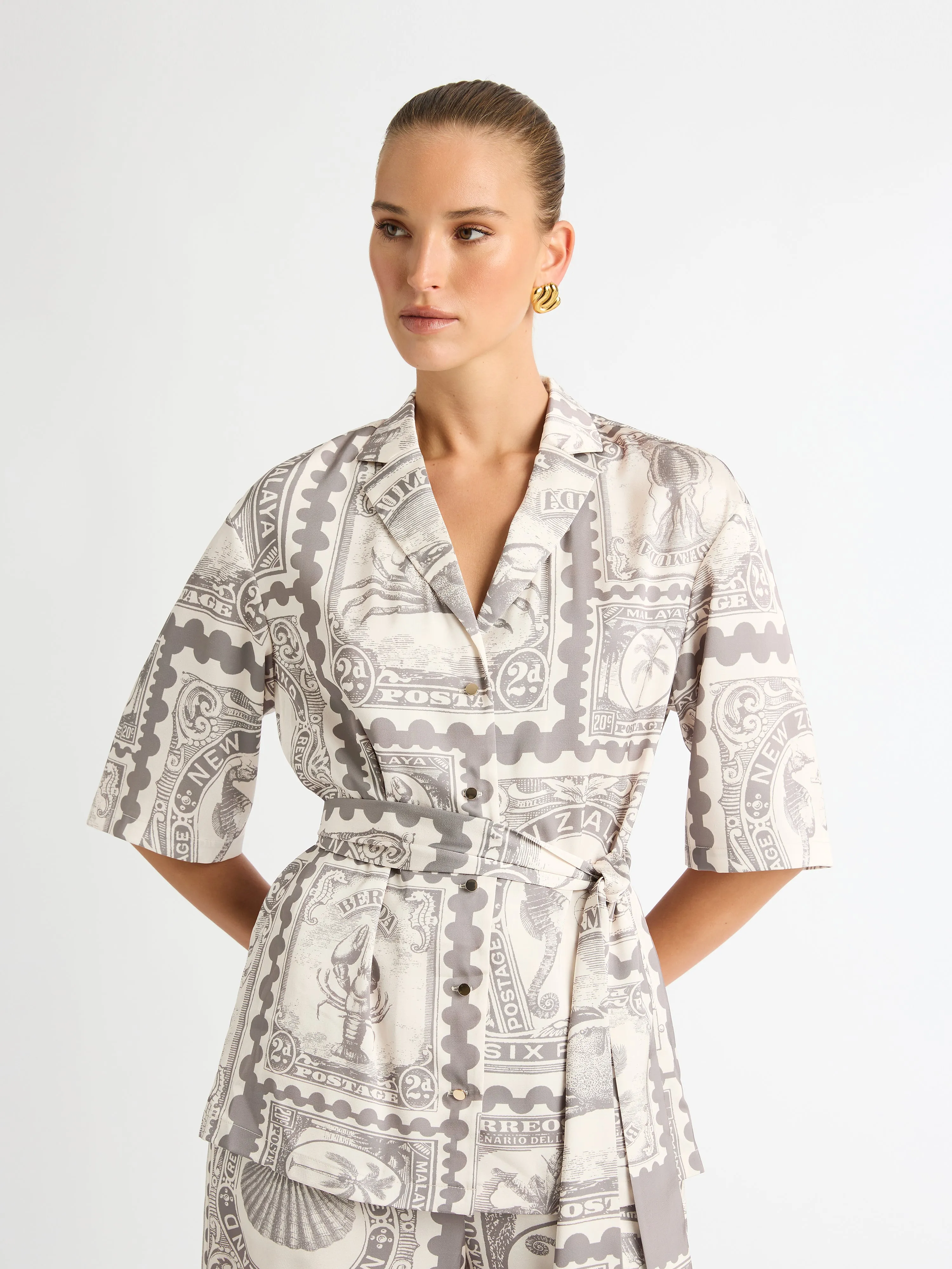 BERMUDA POST SHIRT sold by Sheike product image thumbnail 2