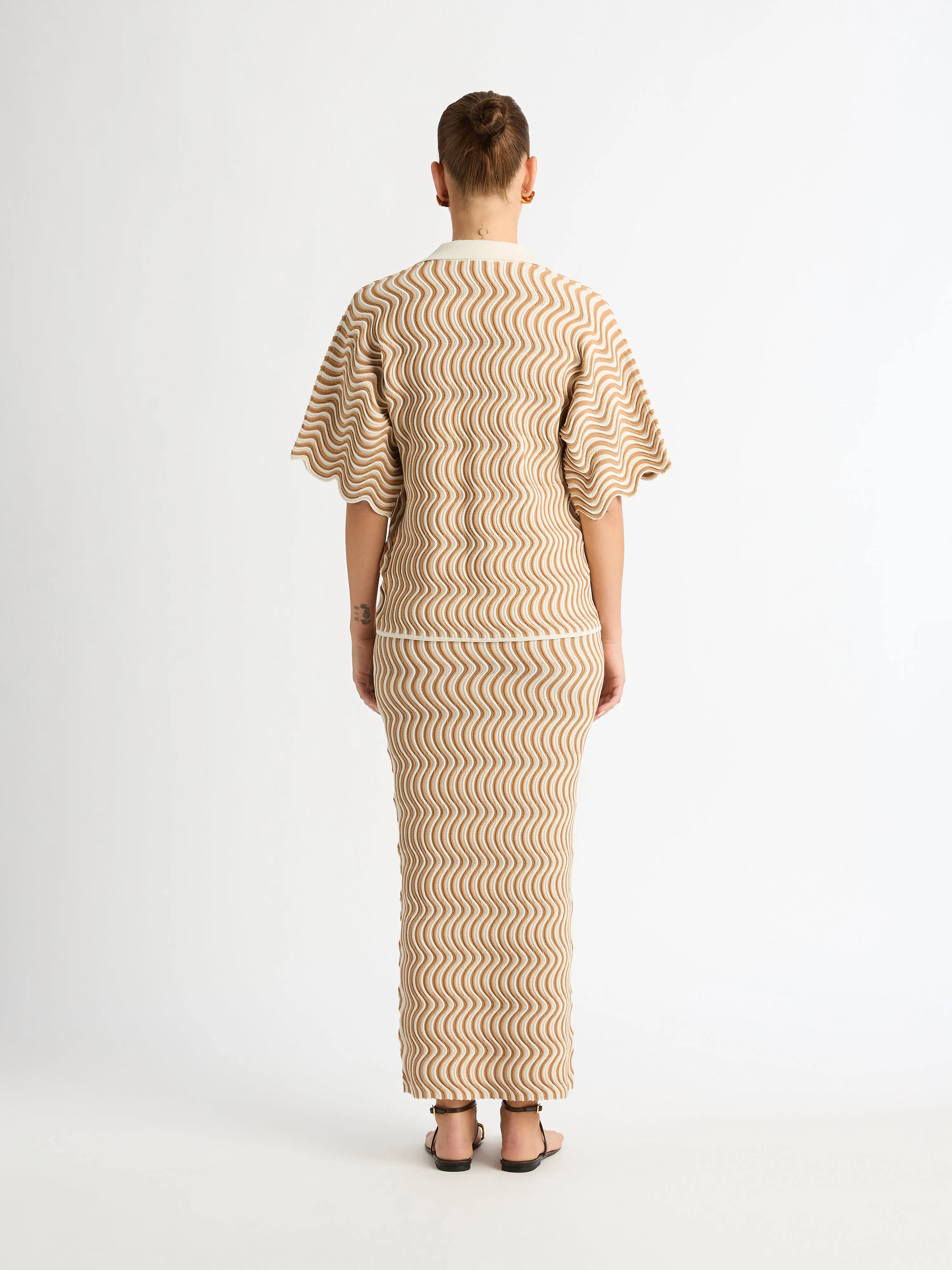 WAVY KNIT SHIRT sold by Sheike product image thumbnail 5