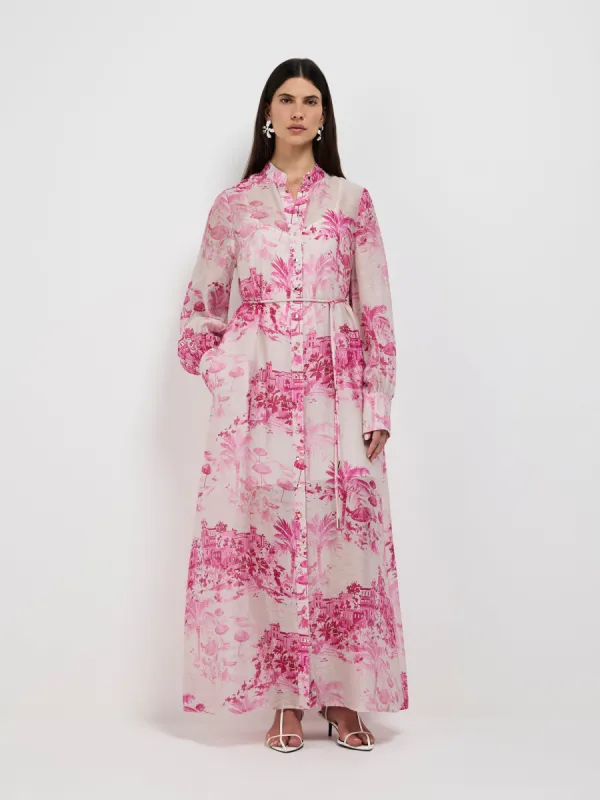 PINK PARADISE MAXI DRESS sold by Sheike