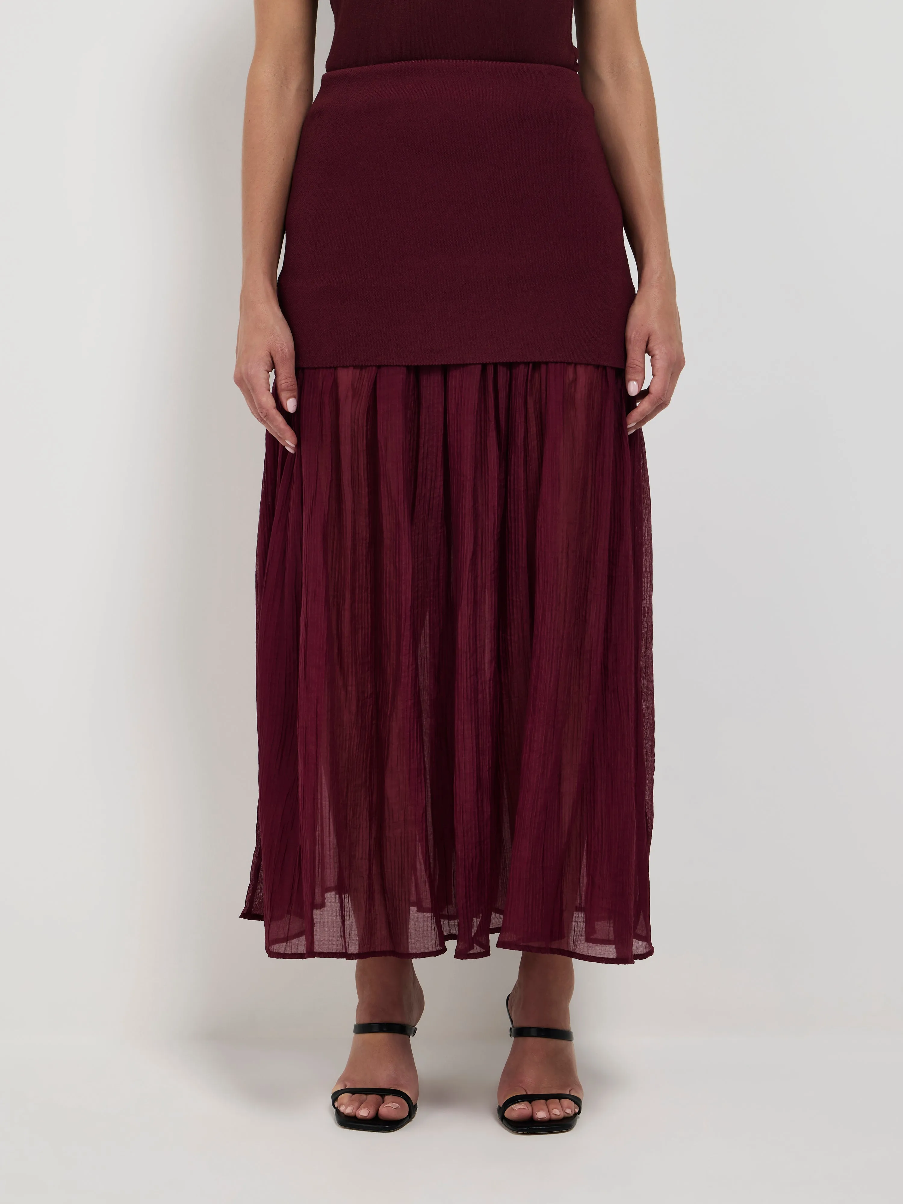 DESIREE KNIT SKIRT sold by Sheike